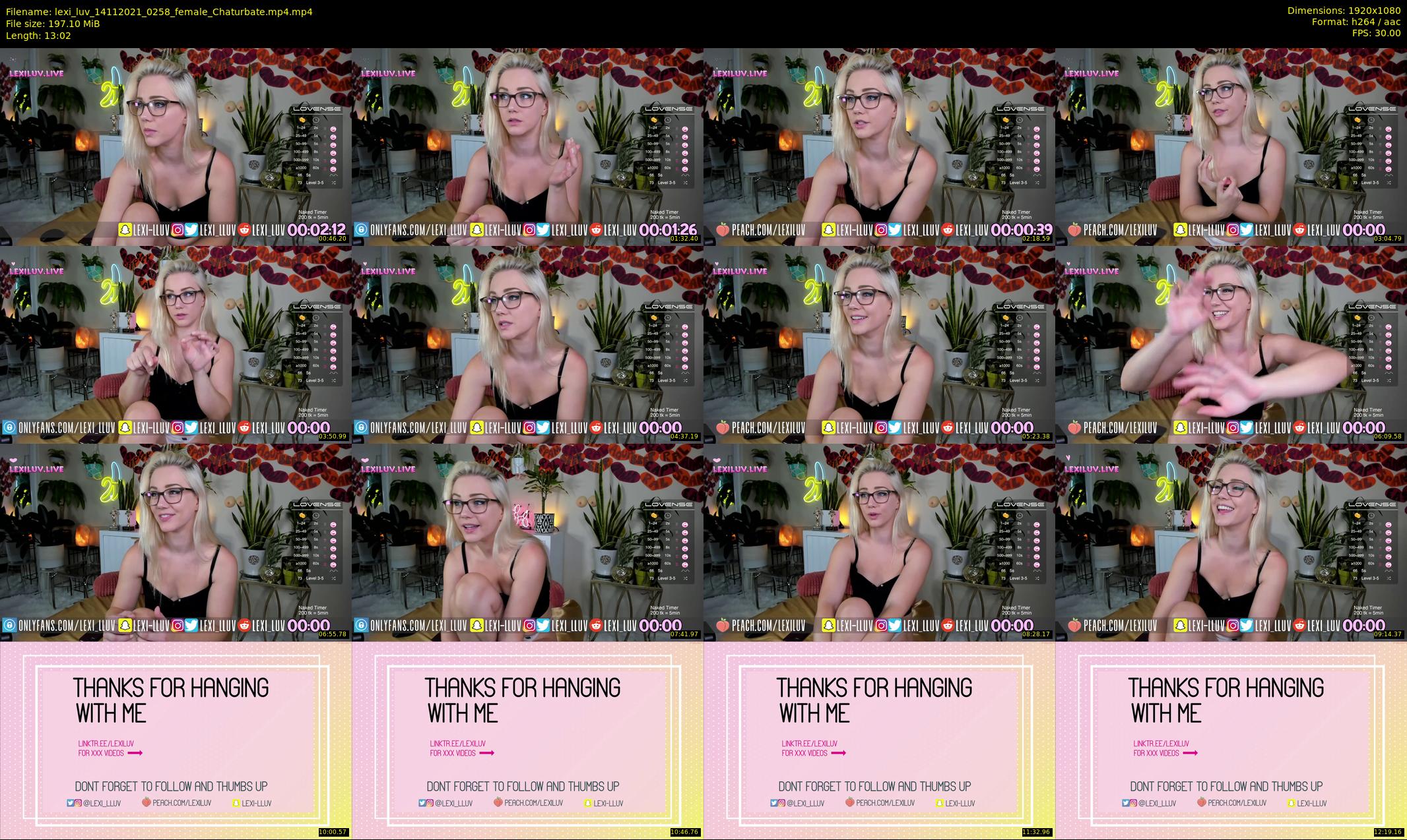 lexi_luv — 14 minute Chaturbate female cam show recording, 1080p, Nov 14, 2021