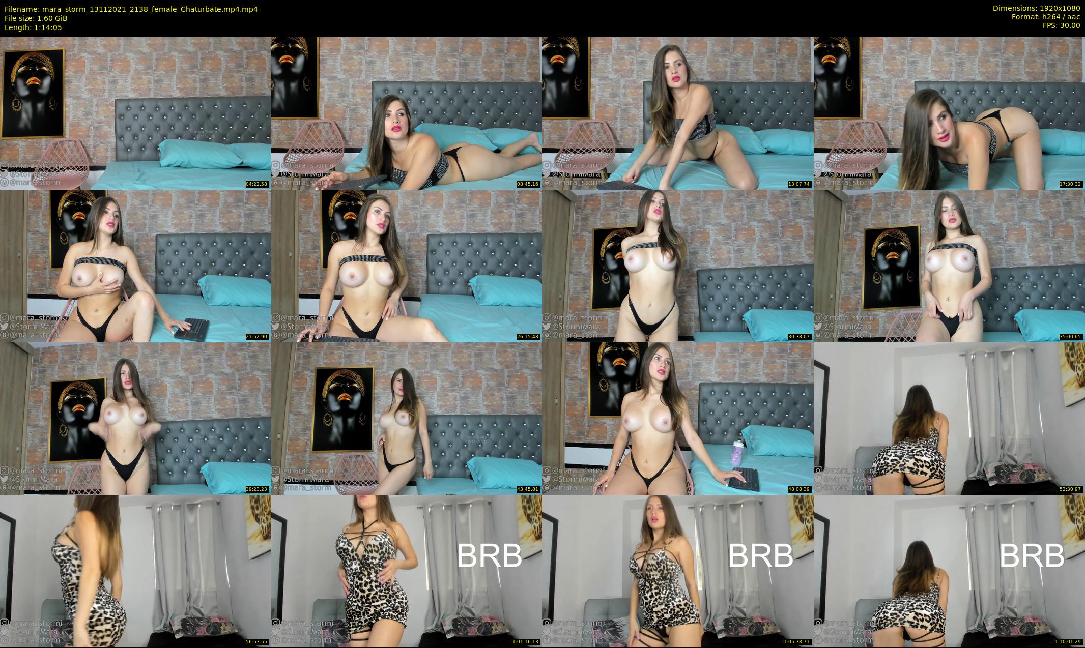 mara_storm — 75 minute Chaturbate female cam show recording, 1080p, Nov 13, 2021