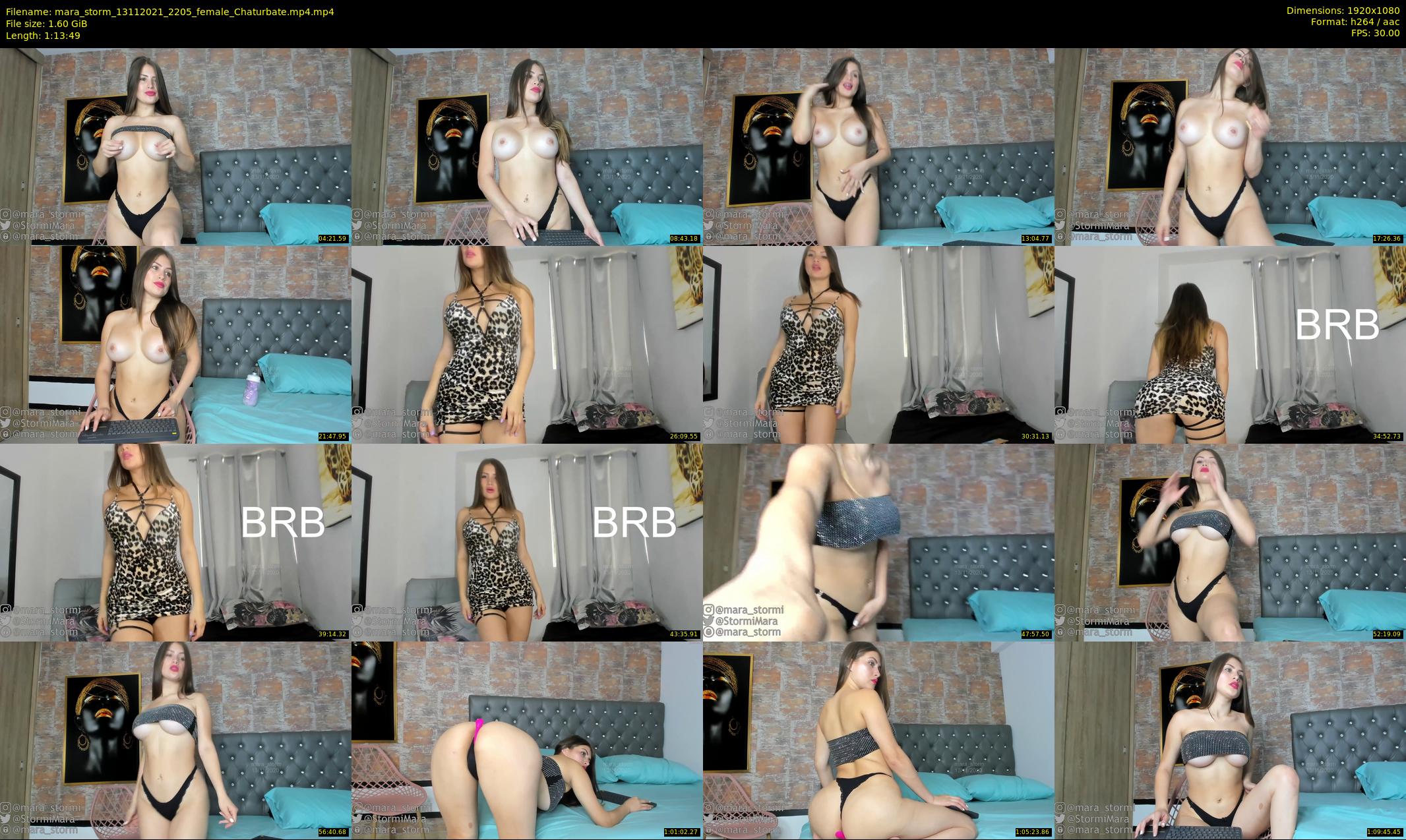 mara_storm — 74 minute Chaturbate female cam show recording, 1080p, Nov 13, 2021