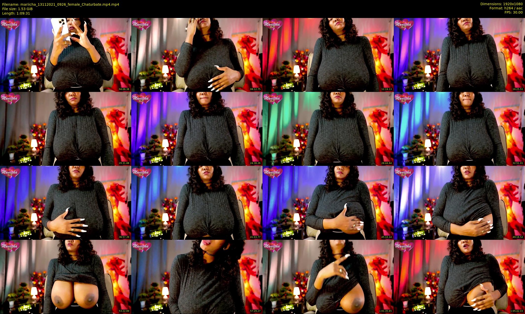 mariicha — 70 minute Chaturbate female cam show recording, 1080p, Nov 13, 2021