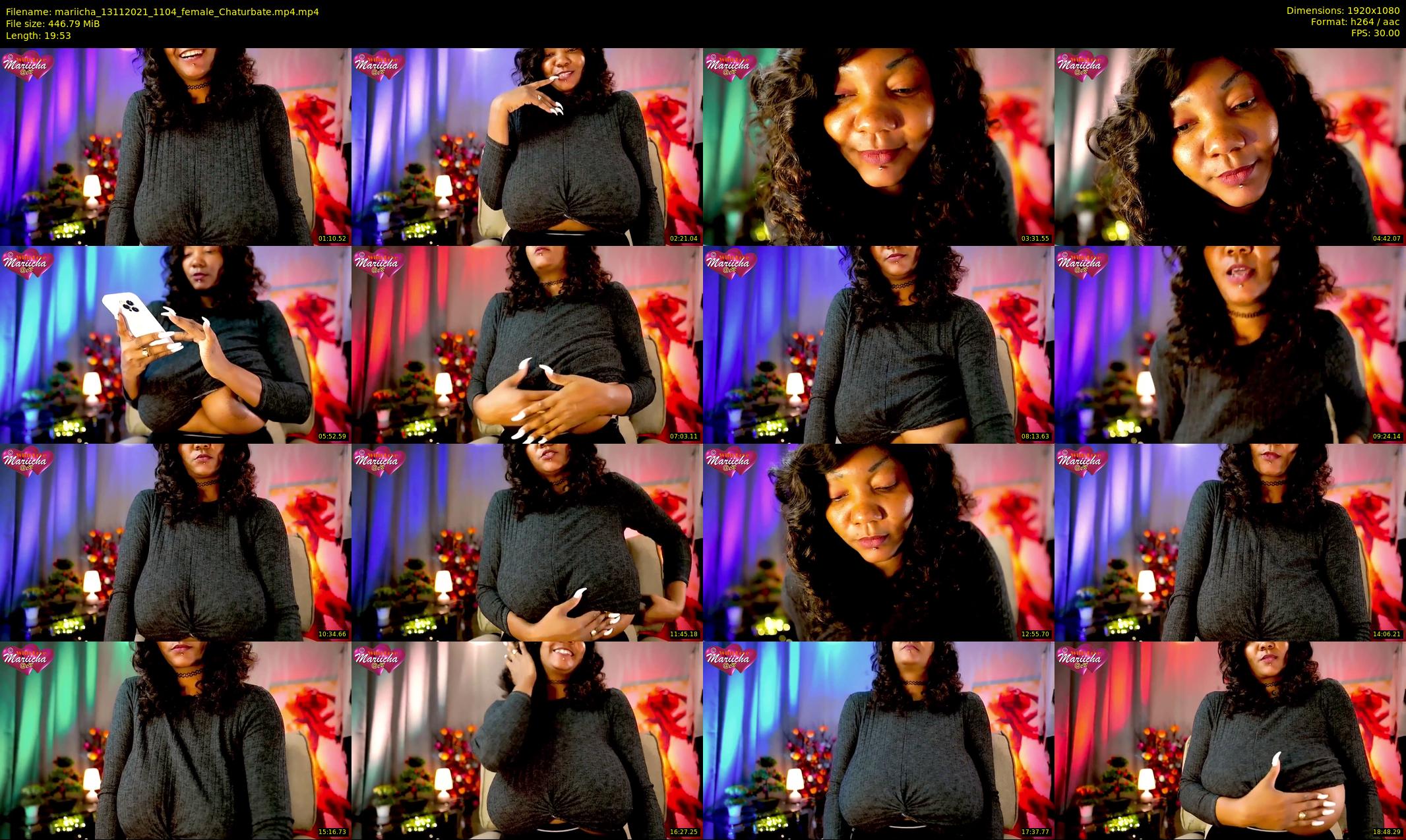 mariicha — 20 minute Chaturbate female cam show recording, 1080p, Nov 13, 2021