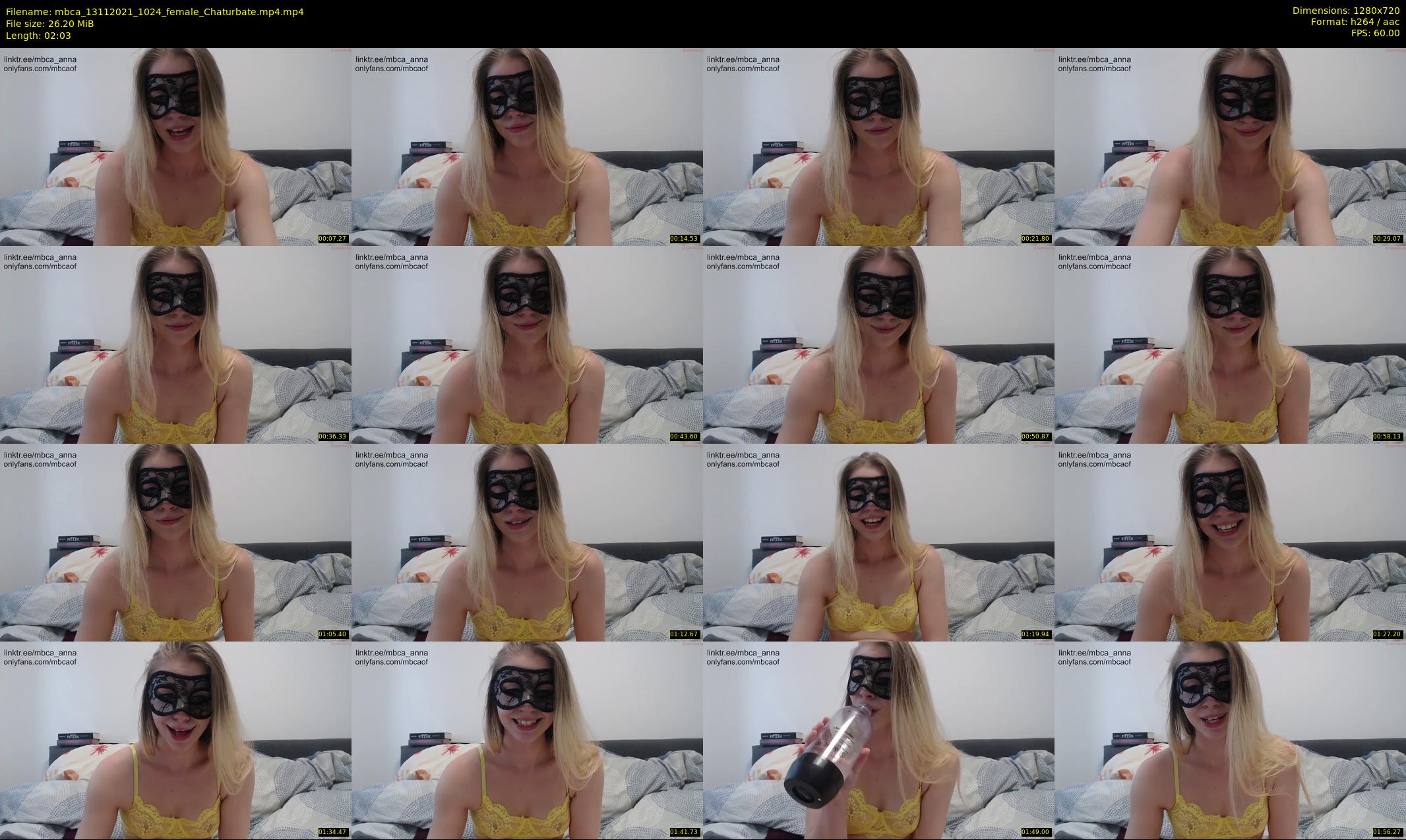 mbca — 3 minute Chaturbate couple cam show recording, 720p, Nov 13, 2021