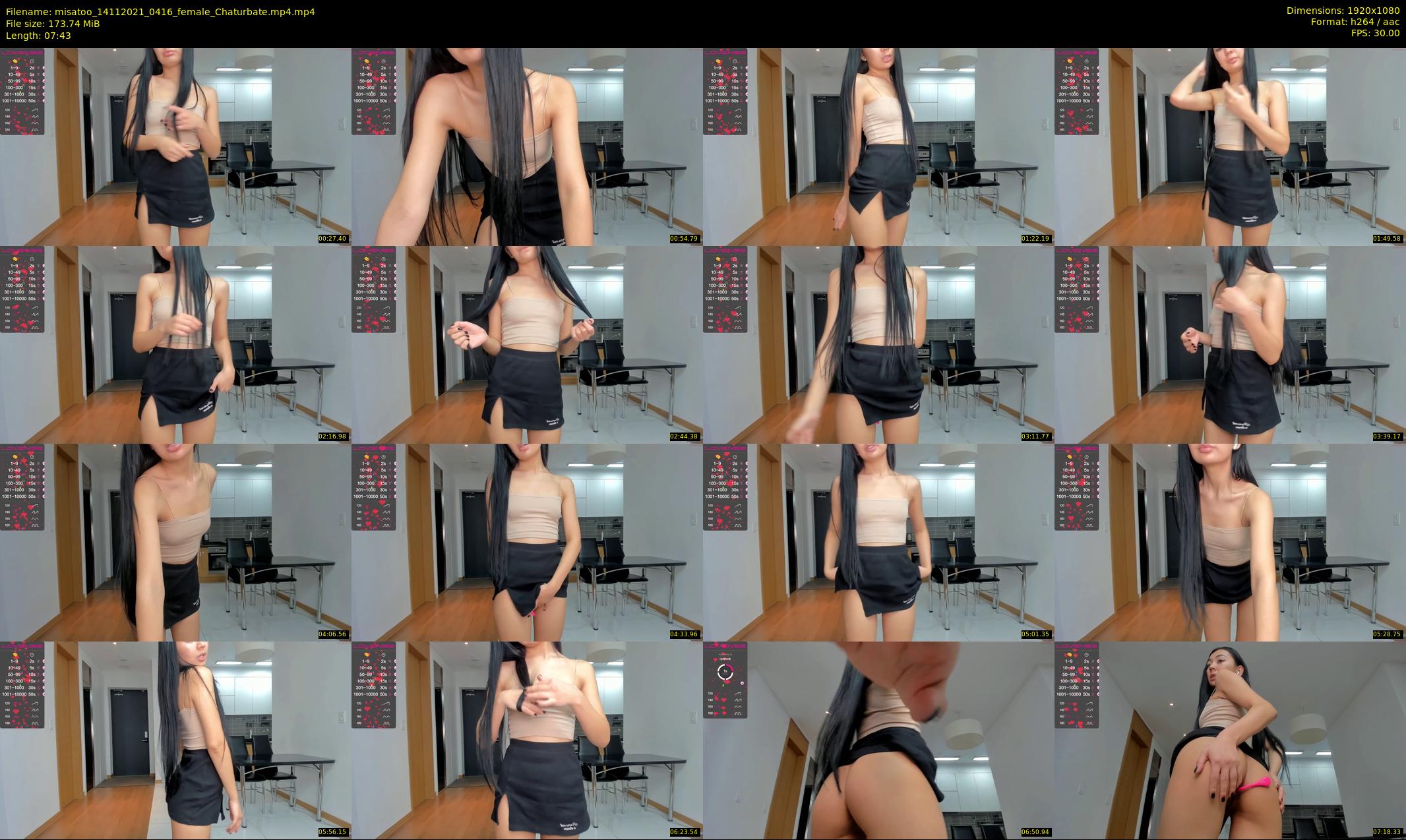 misatoo — 8 minute Chaturbate female cam show recording, 1080p, Nov 14, 2021