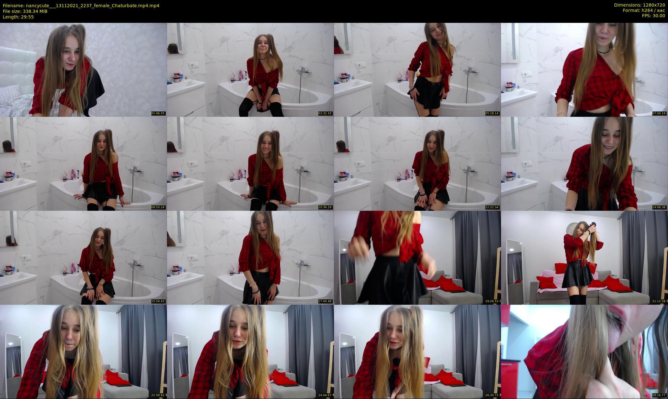 nancycute__ — 30 minute Chaturbate female cam show recording, 720p, Nov 13, 2021