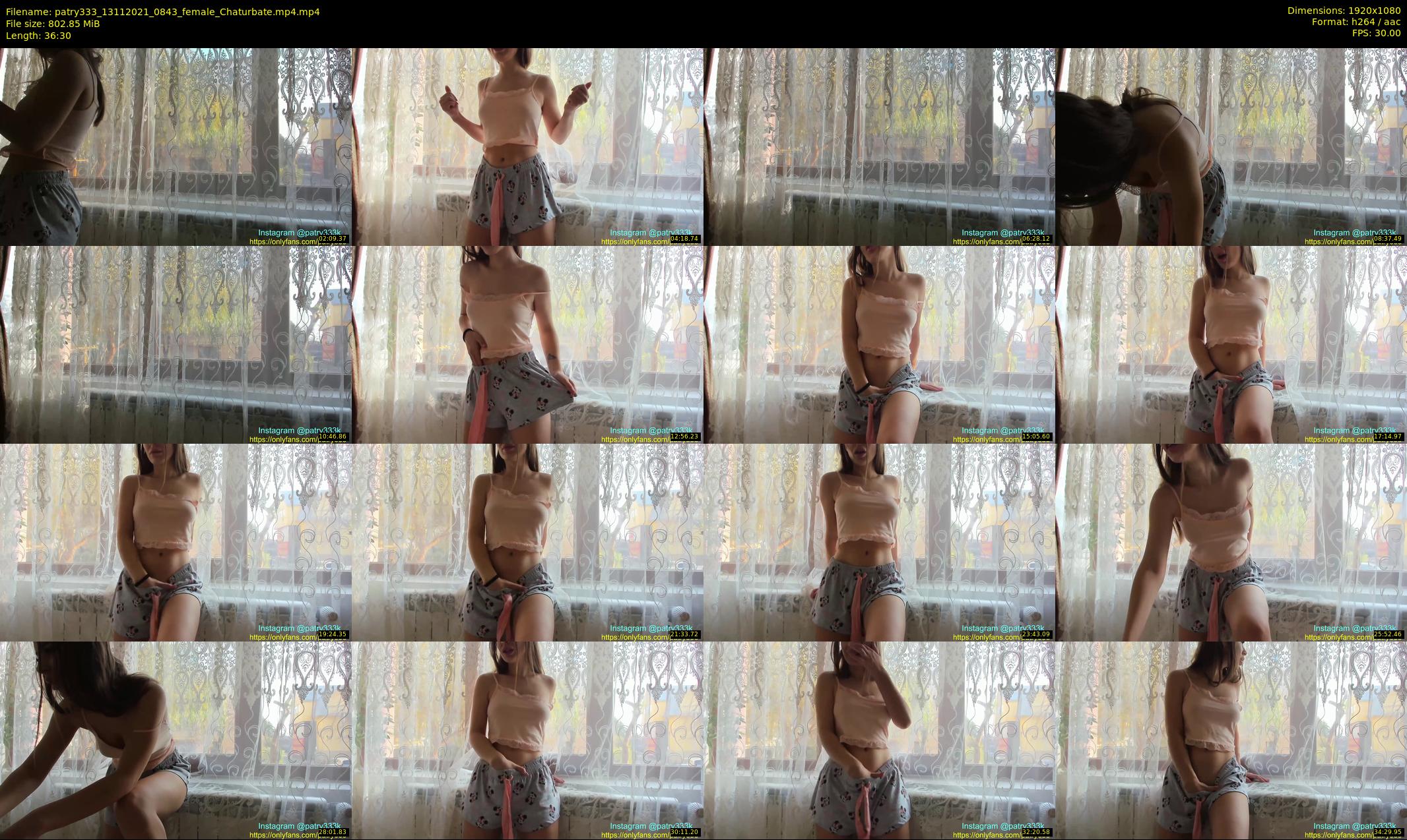 patry333 — 37 minute Chaturbate female cam show recording, 1080p, Nov 13, 2021