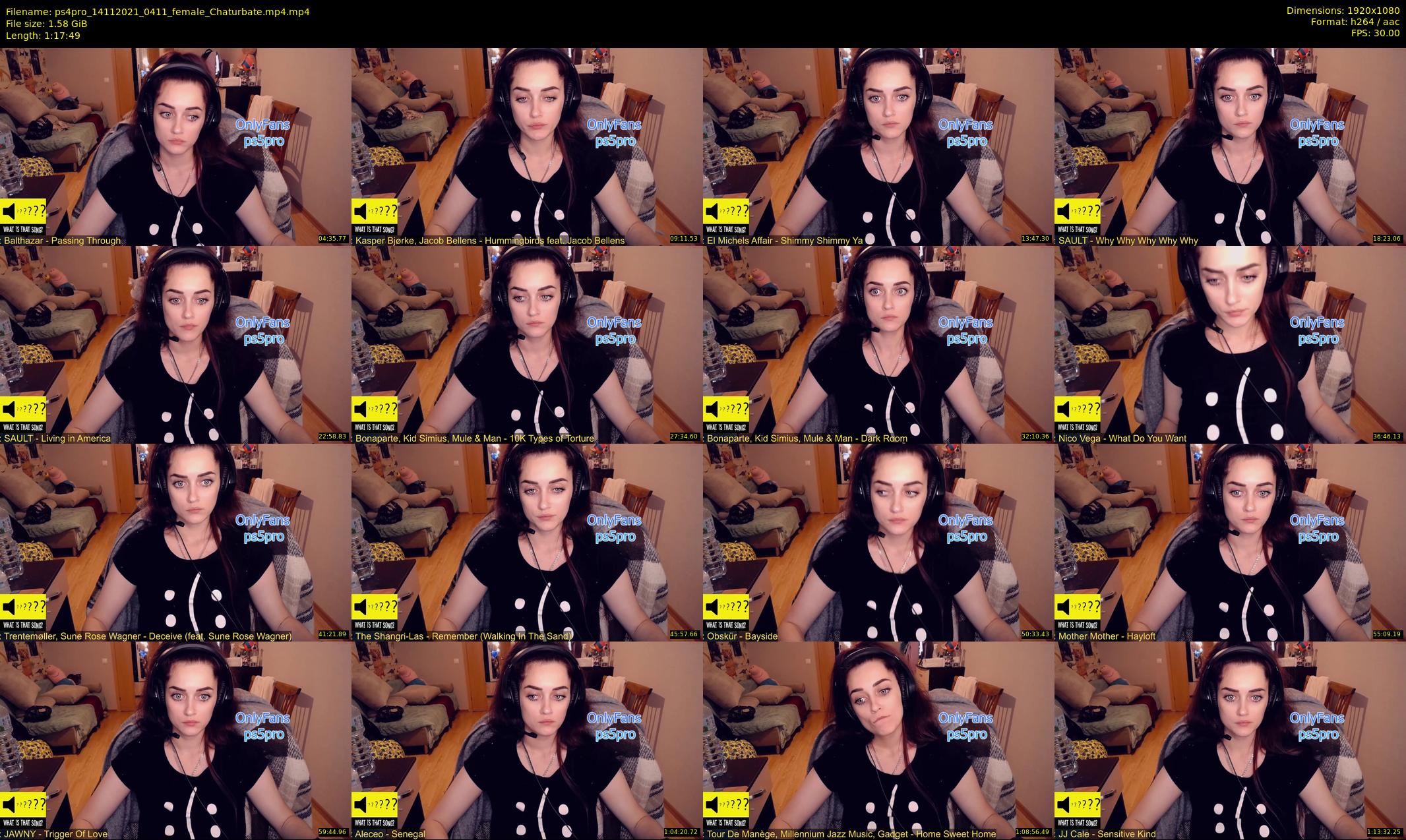 ps4pro — 78 minute Chaturbate female cam show recording, 1080p, Nov 14, 2021