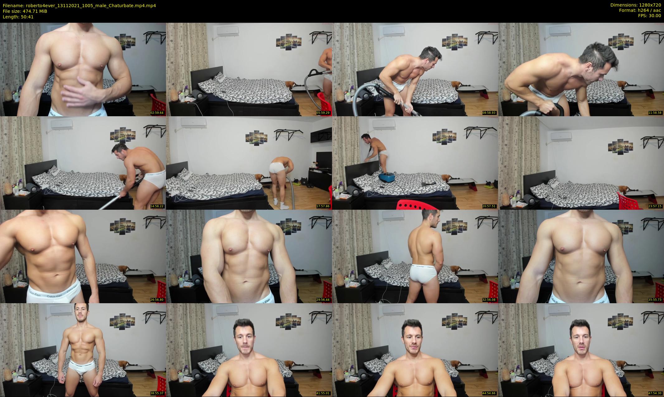 roberto4ever — 51 minute Chaturbate male cam show recording, 720p, Nov 13, 2021