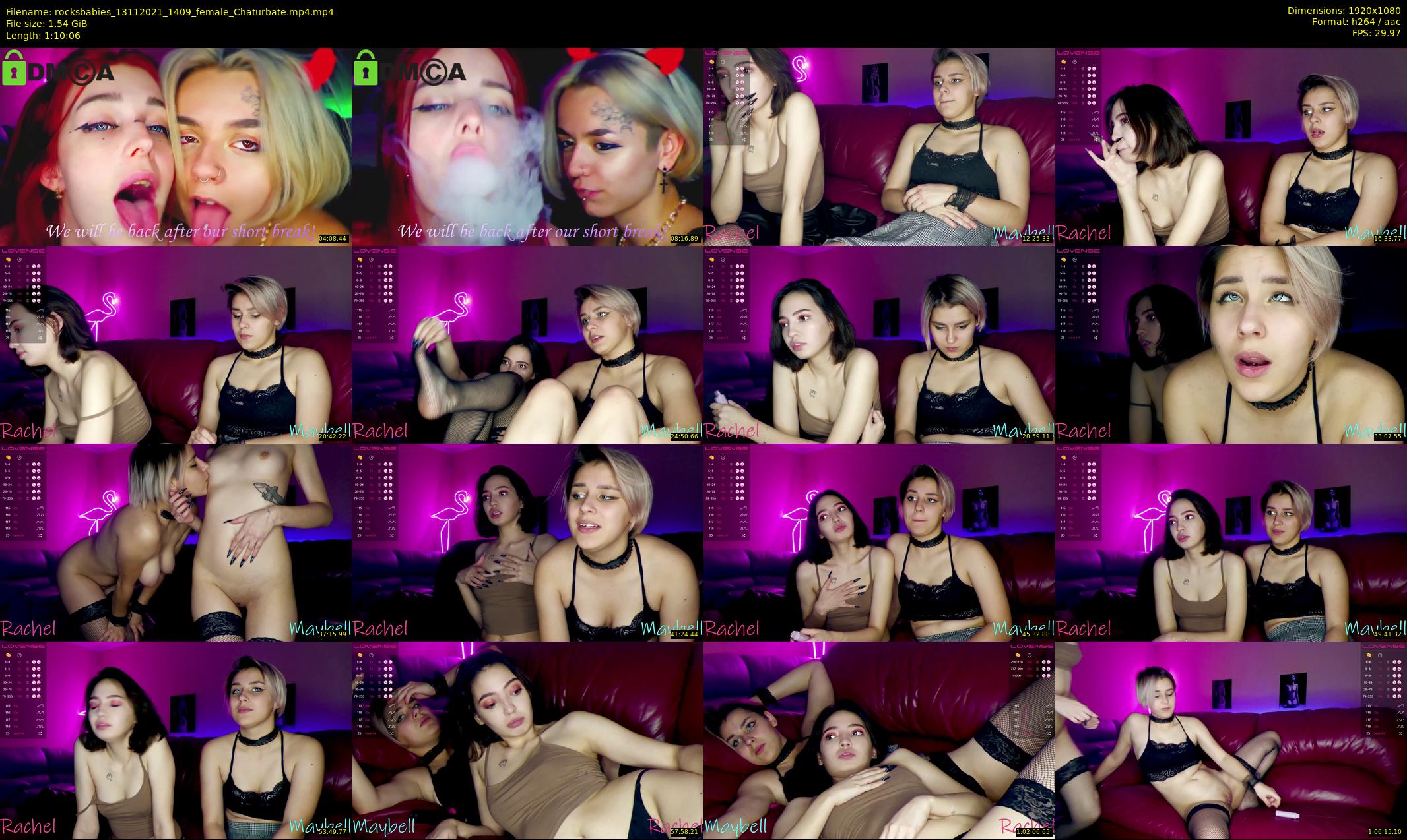 rocksbabies — 71 minute Chaturbate female cam show recording, 1080p, Nov 13, 2021