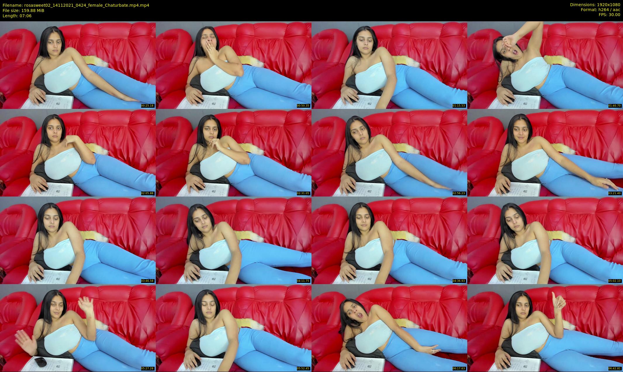 rosasweet02 — 8 minute Chaturbate female cam show recording, 1080p, Nov 14, 2021