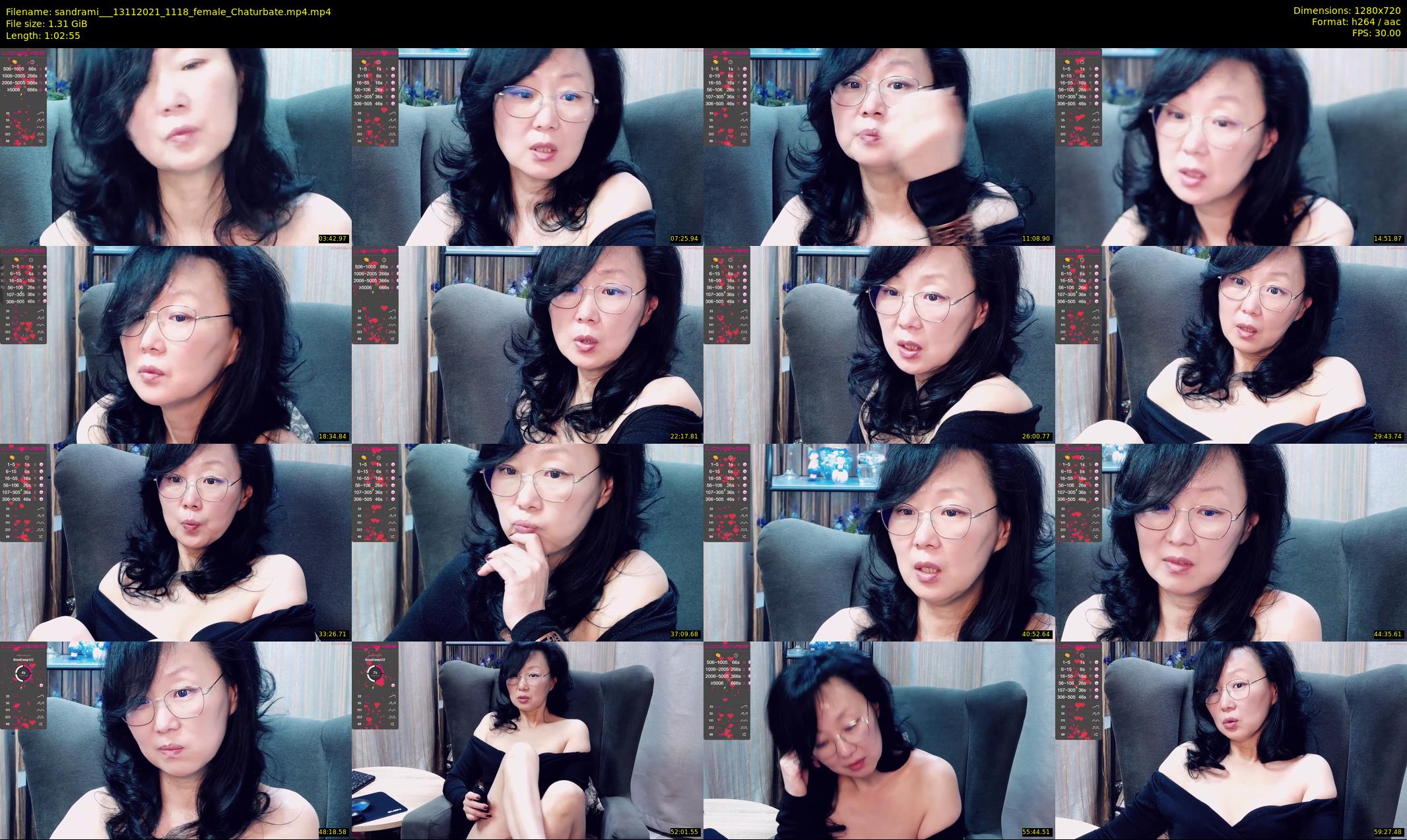 sandrami__ — 63 minute Chaturbate female cam show recording, 720p, Nov 13, 2021