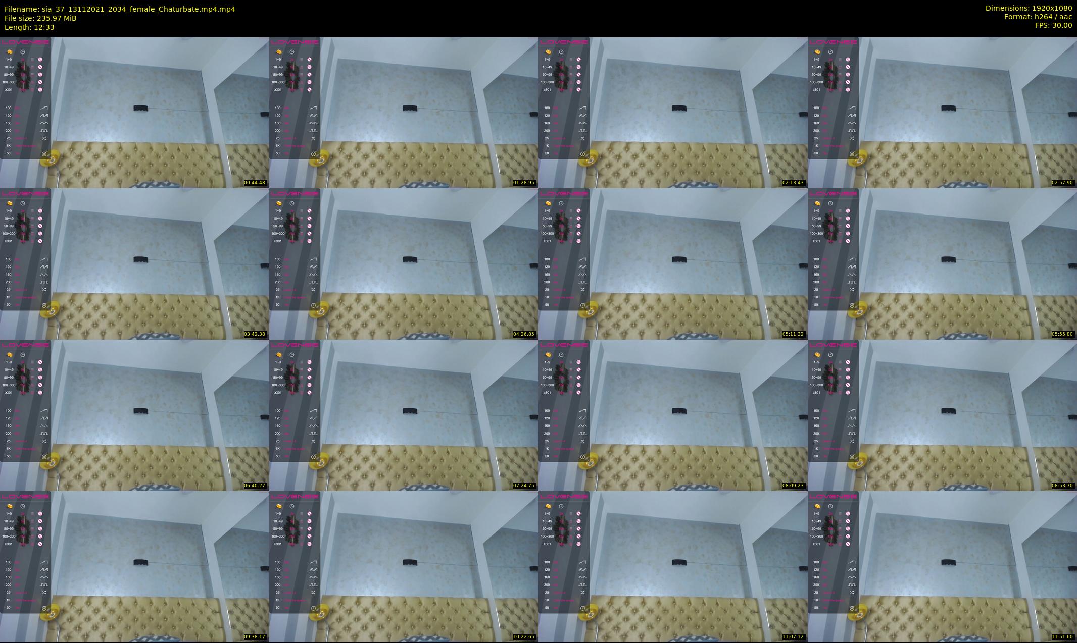 sia_37 — 13 minute Chaturbate female cam show recording, 1080p, Nov 13, 2021