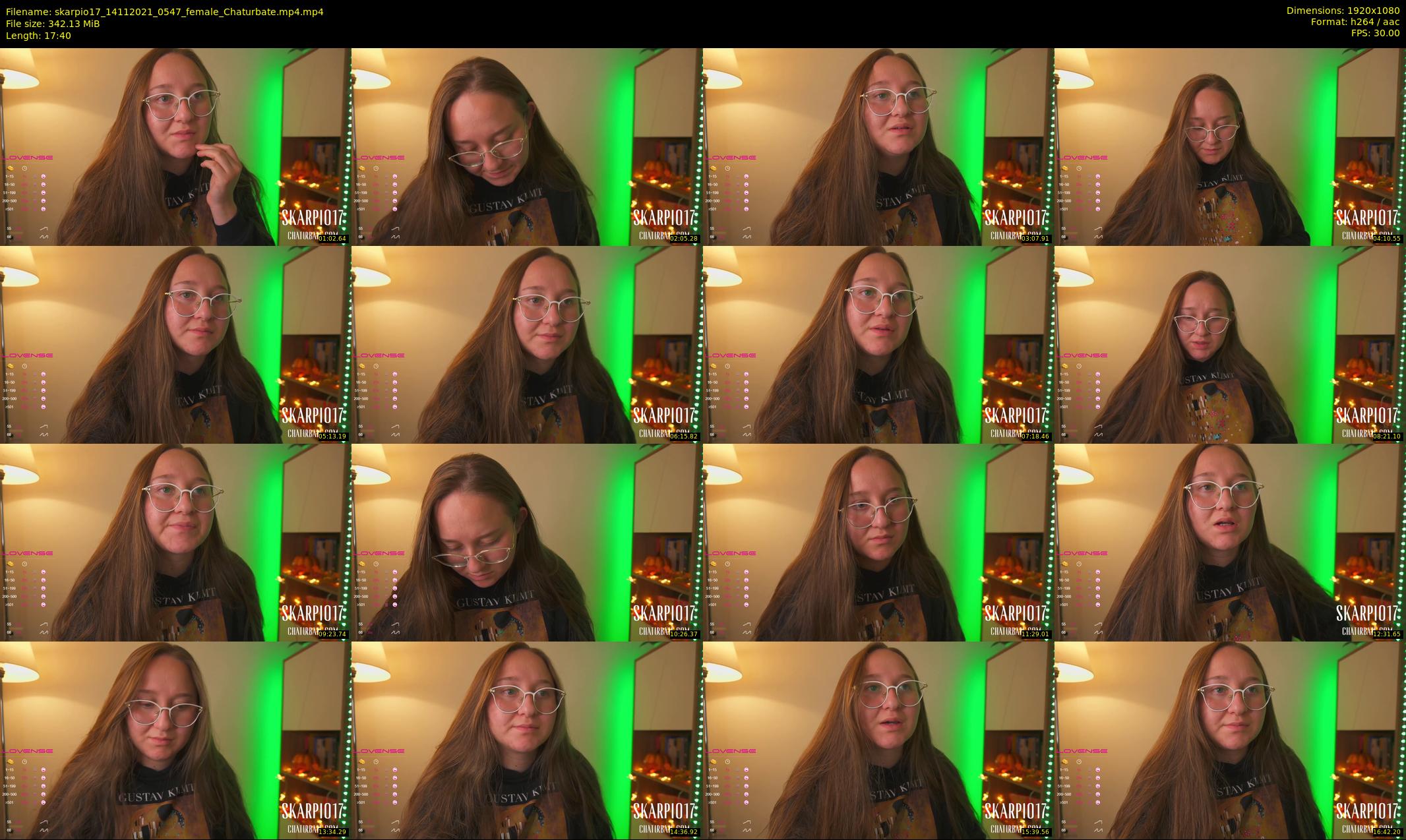 skarpio17 — 18 minute Chaturbate female cam show recording, 1080p, Nov 14, 2021