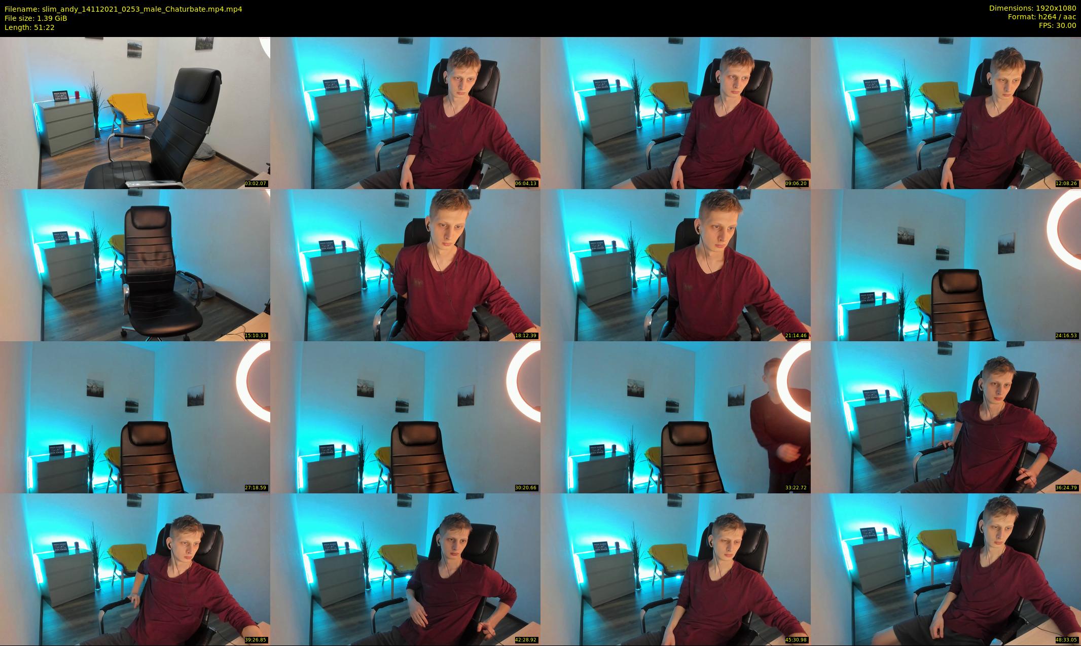 slim_andy — 52 minute Chaturbate male cam show recording, 1080p, Nov 14, 2021