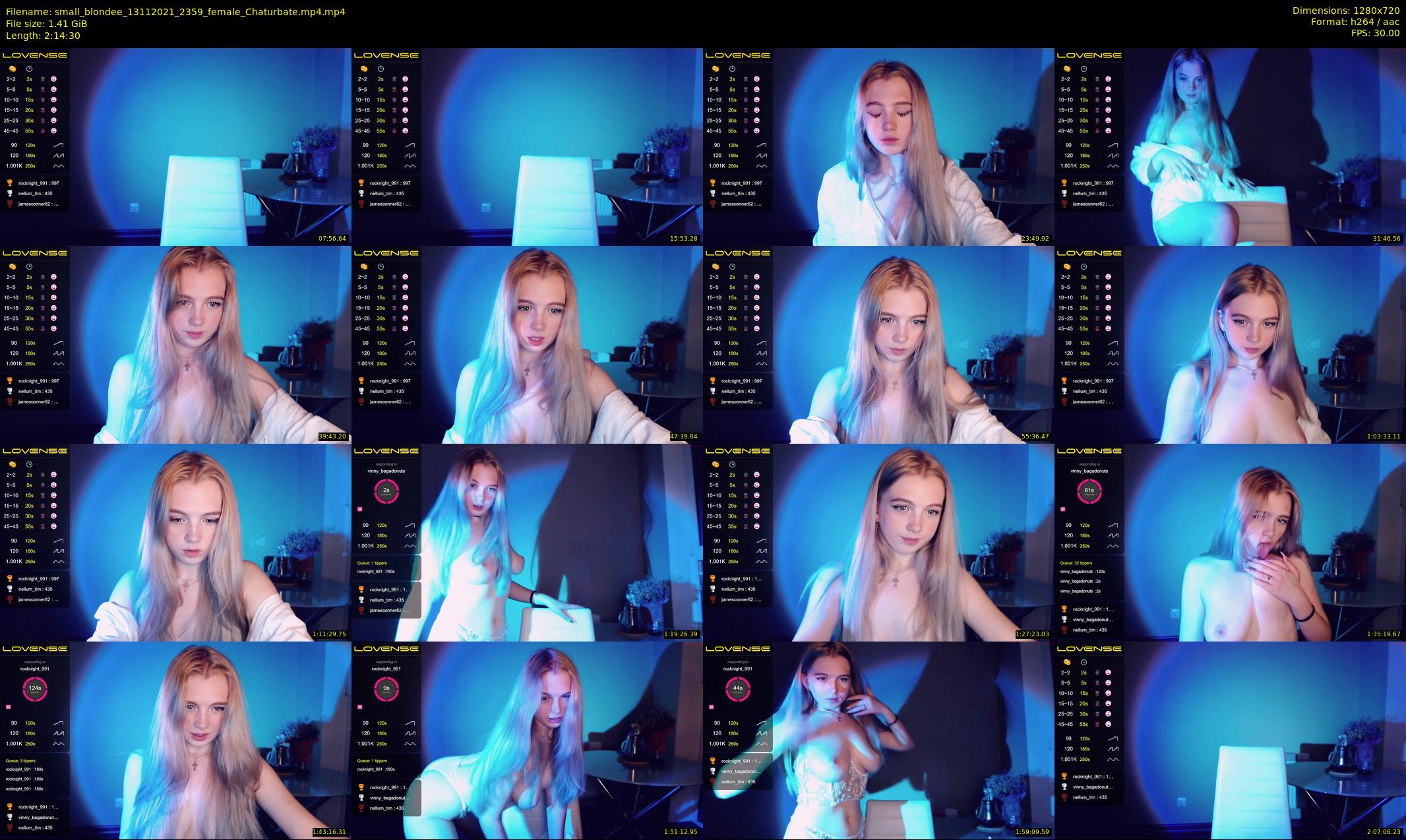 small_blondee — 135 minute Chaturbate female cam show recording, 720p, Nov 13, 2021