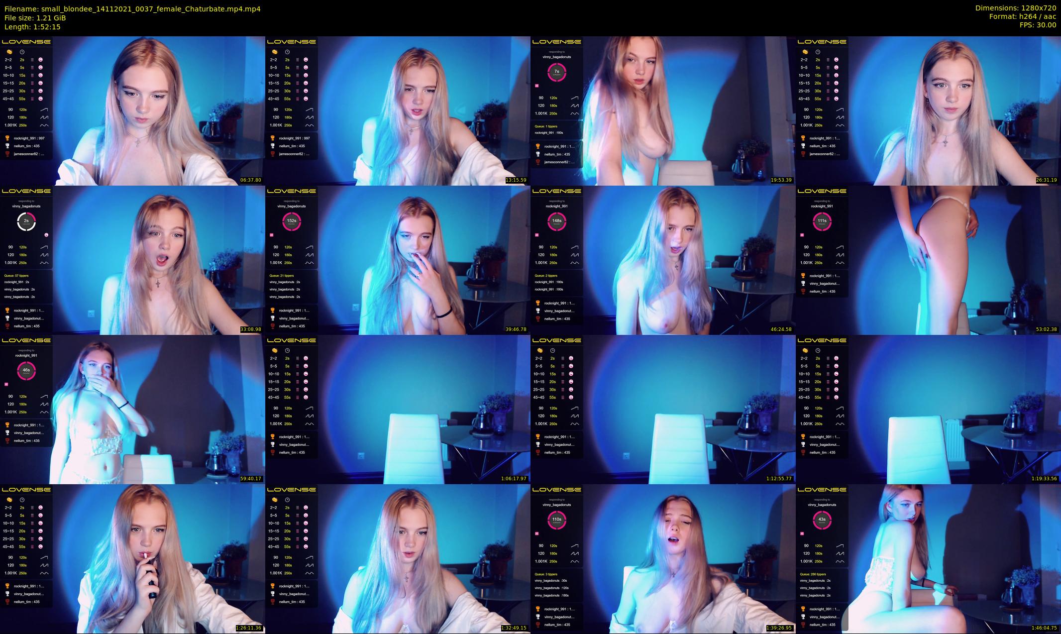 small_blondee — 113 minute Chaturbate female cam show recording, 720p, Nov 14, 2021