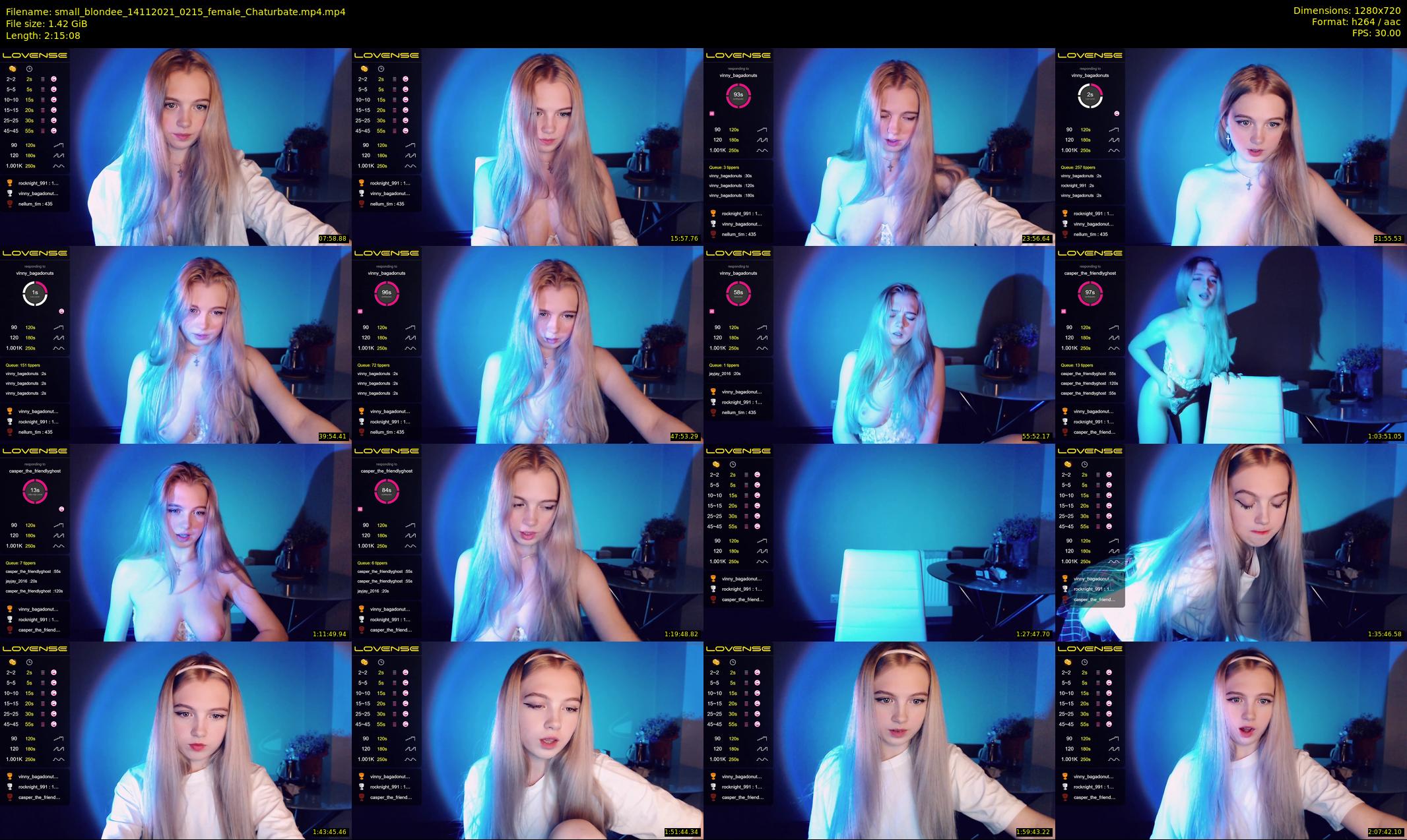small_blondee — 136 minute Chaturbate female cam show recording, 720p, Nov 14, 2021
