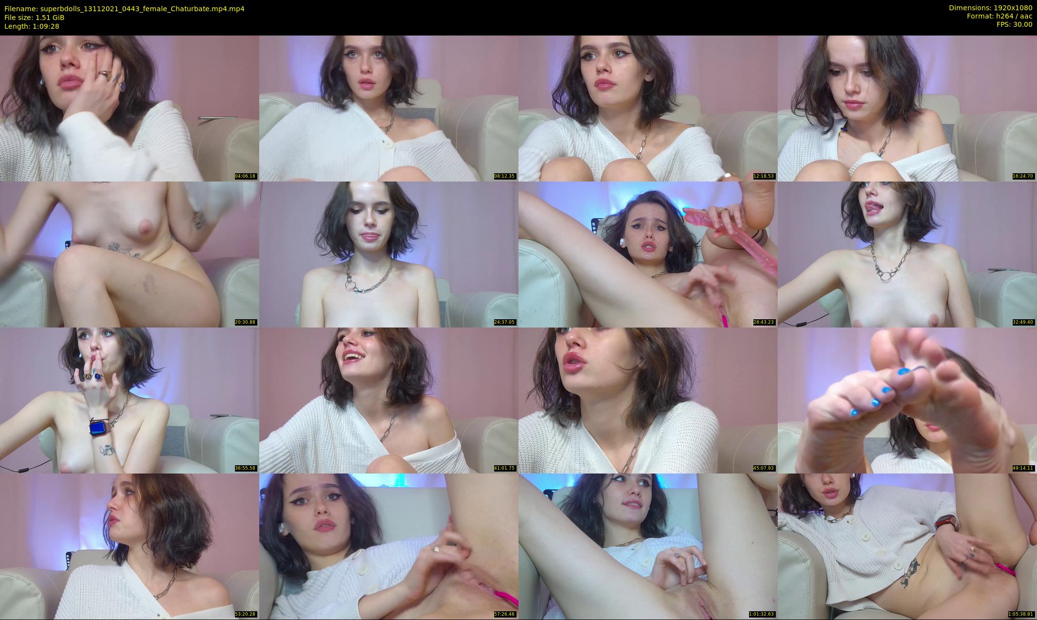 superbdolls — 70 minute Chaturbate couple cam show recording, 1080p, Nov 13, 2021