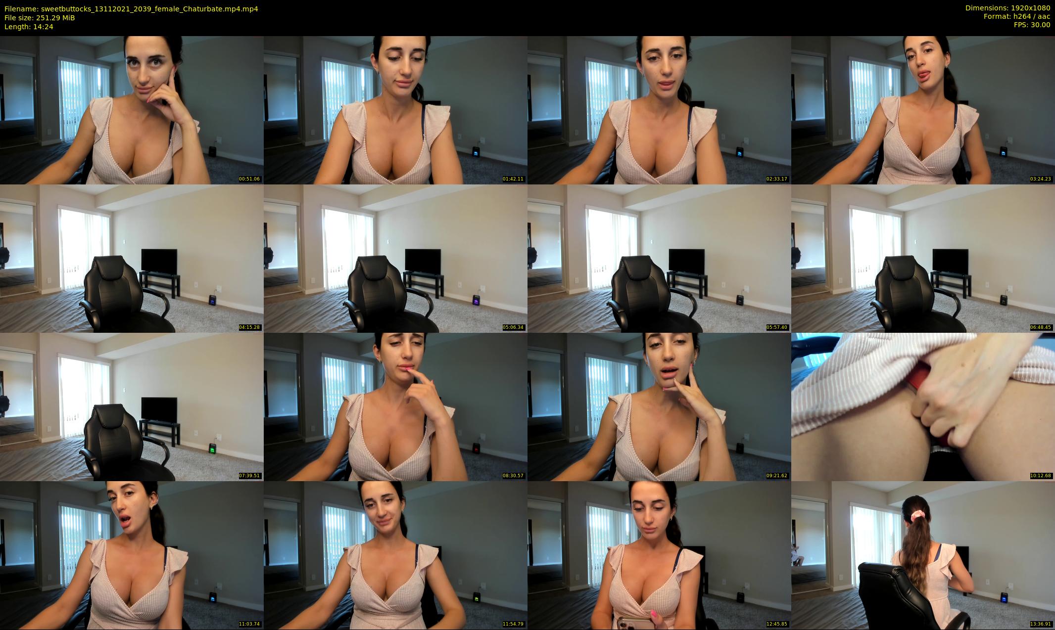 sweetbuttocks — 15 minute Chaturbate female cam show recording, 1080p, Nov 13, 2021
