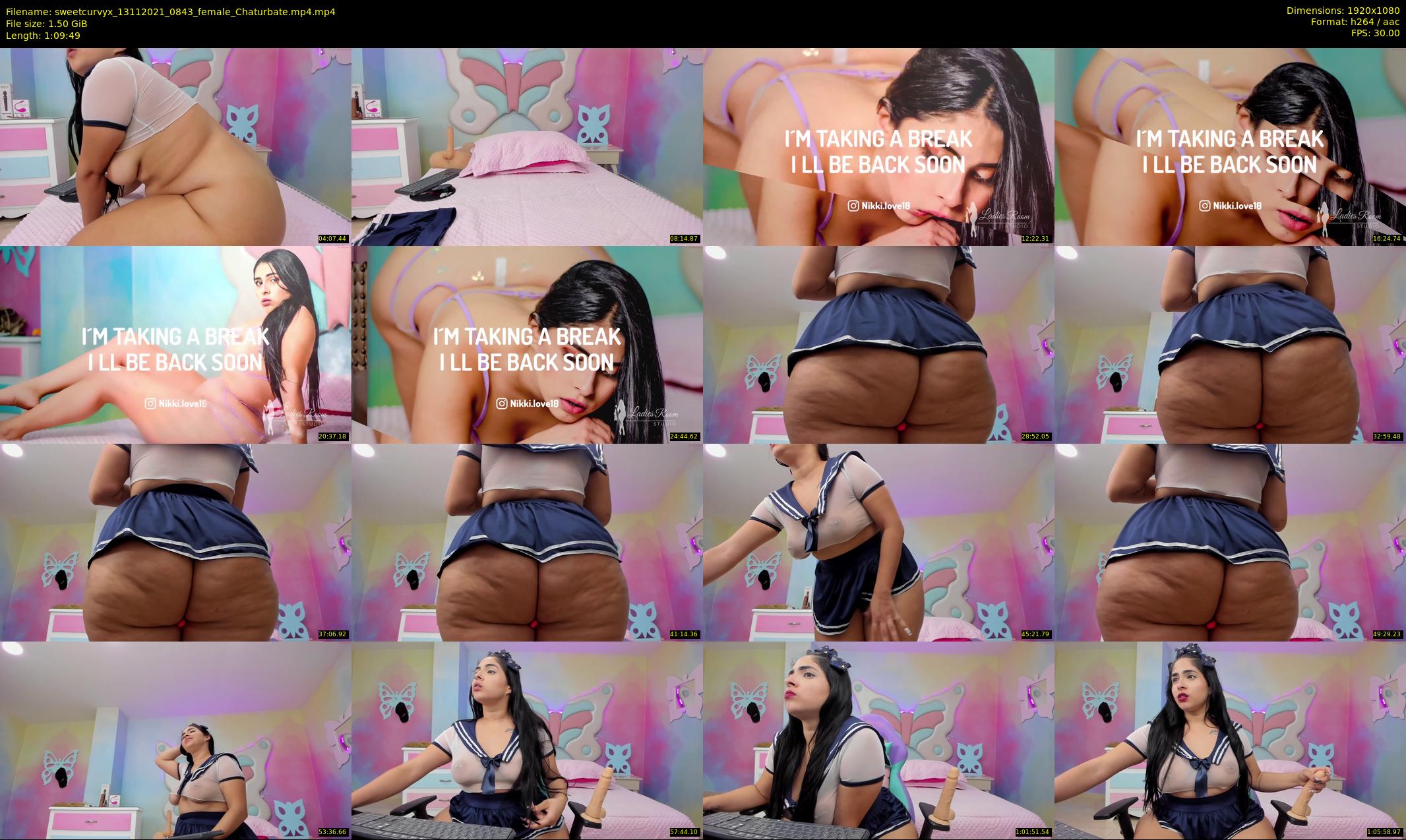 sweetcurvyx — 70 minute Chaturbate couple cam show recording, 1080p, Nov 13, 2021