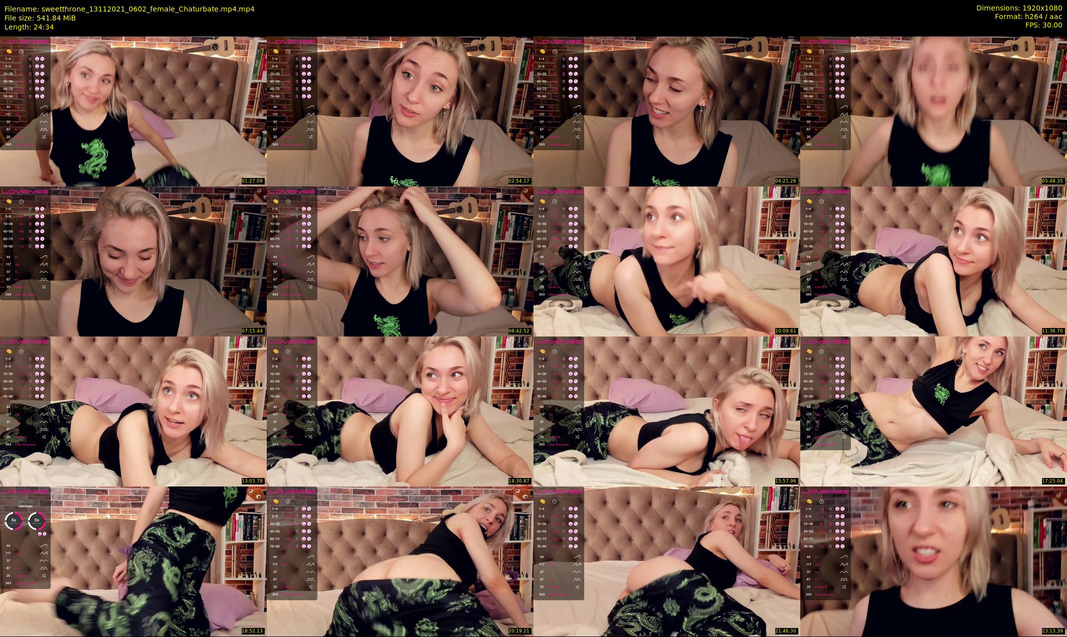 sweetthrone — 25 minute Chaturbate couple cam show recording, 1080p, Nov 13, 2021