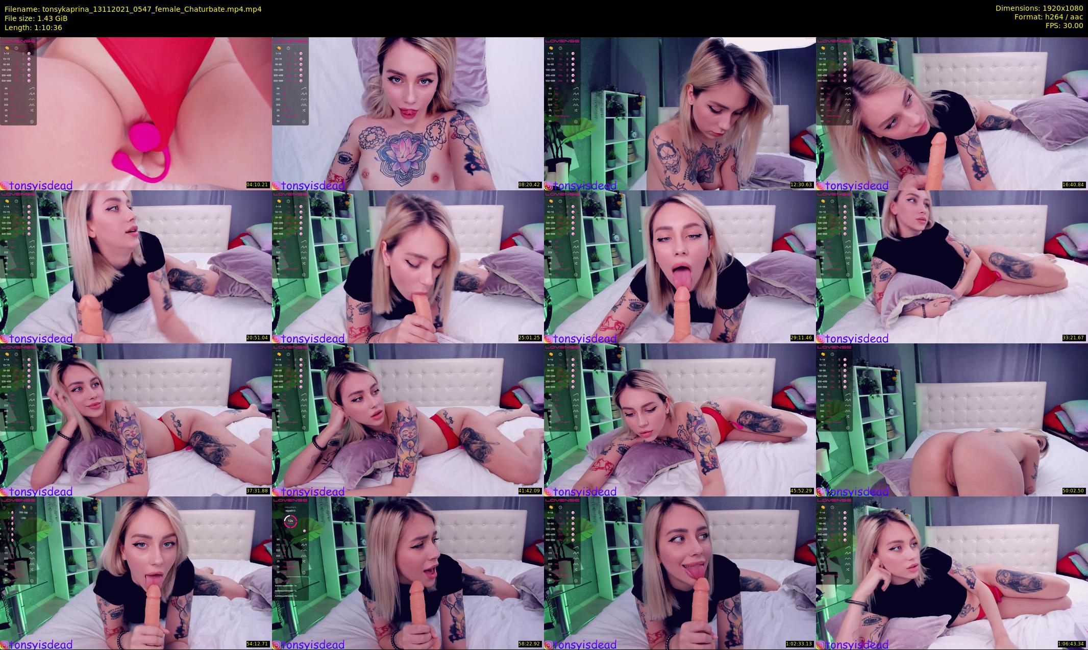 tonsykaprina — 71 minute Chaturbate couple cam show recording, 1080p, Nov 13, 2021