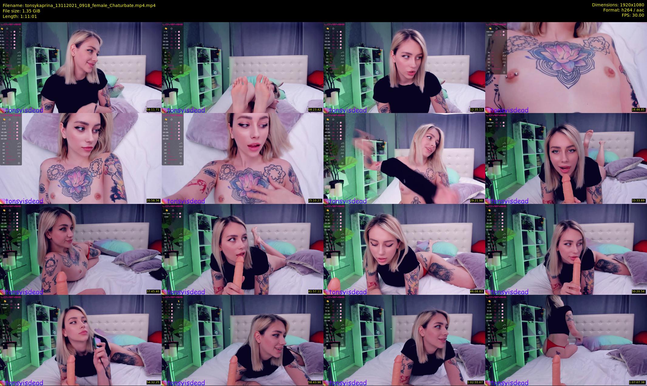 tonsykaprina — 72 minute Chaturbate couple cam show recording, 1080p, Nov 13, 2021