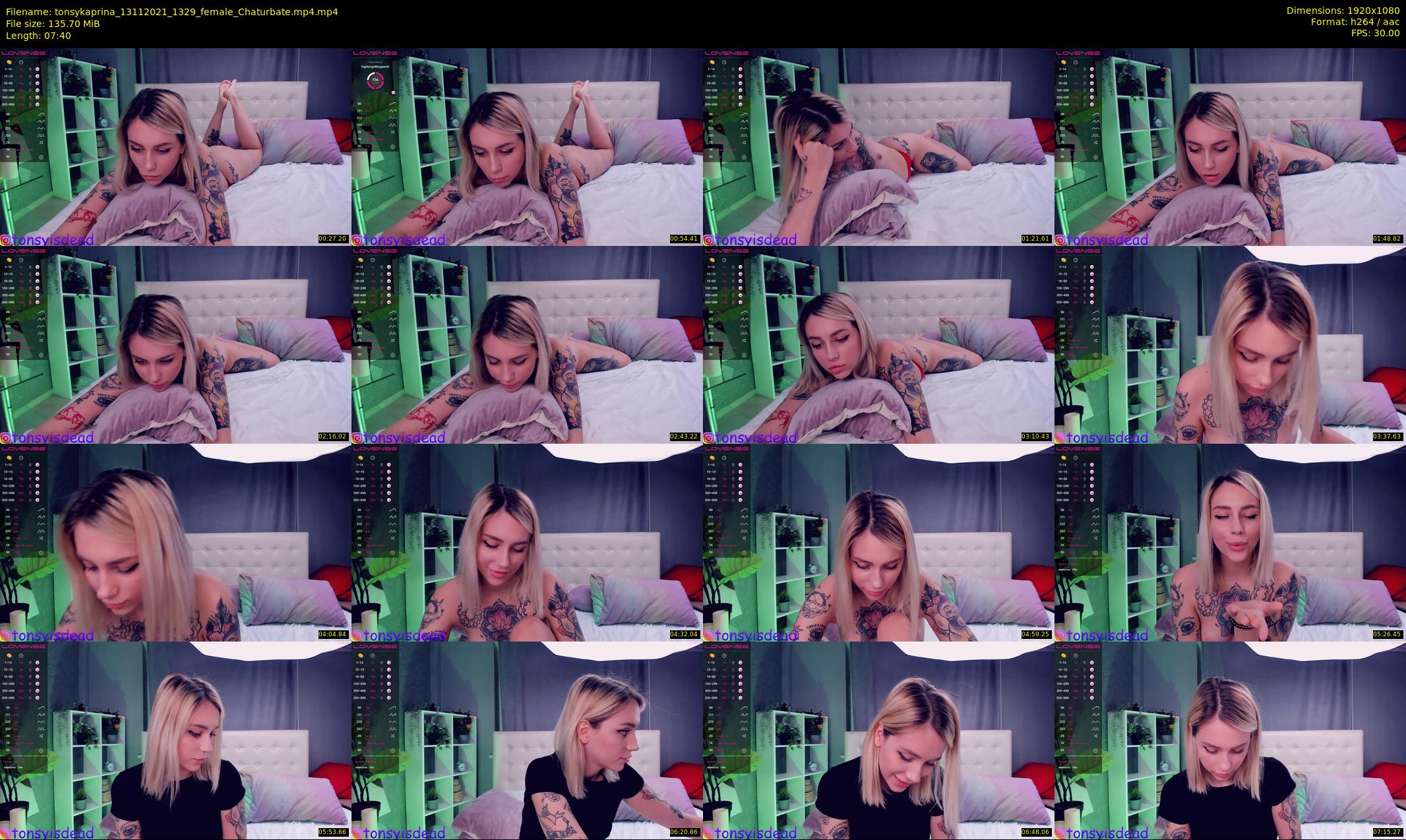 tonsykaprina — 8 minute Chaturbate couple cam show recording, 1080p, Nov 13, 2021