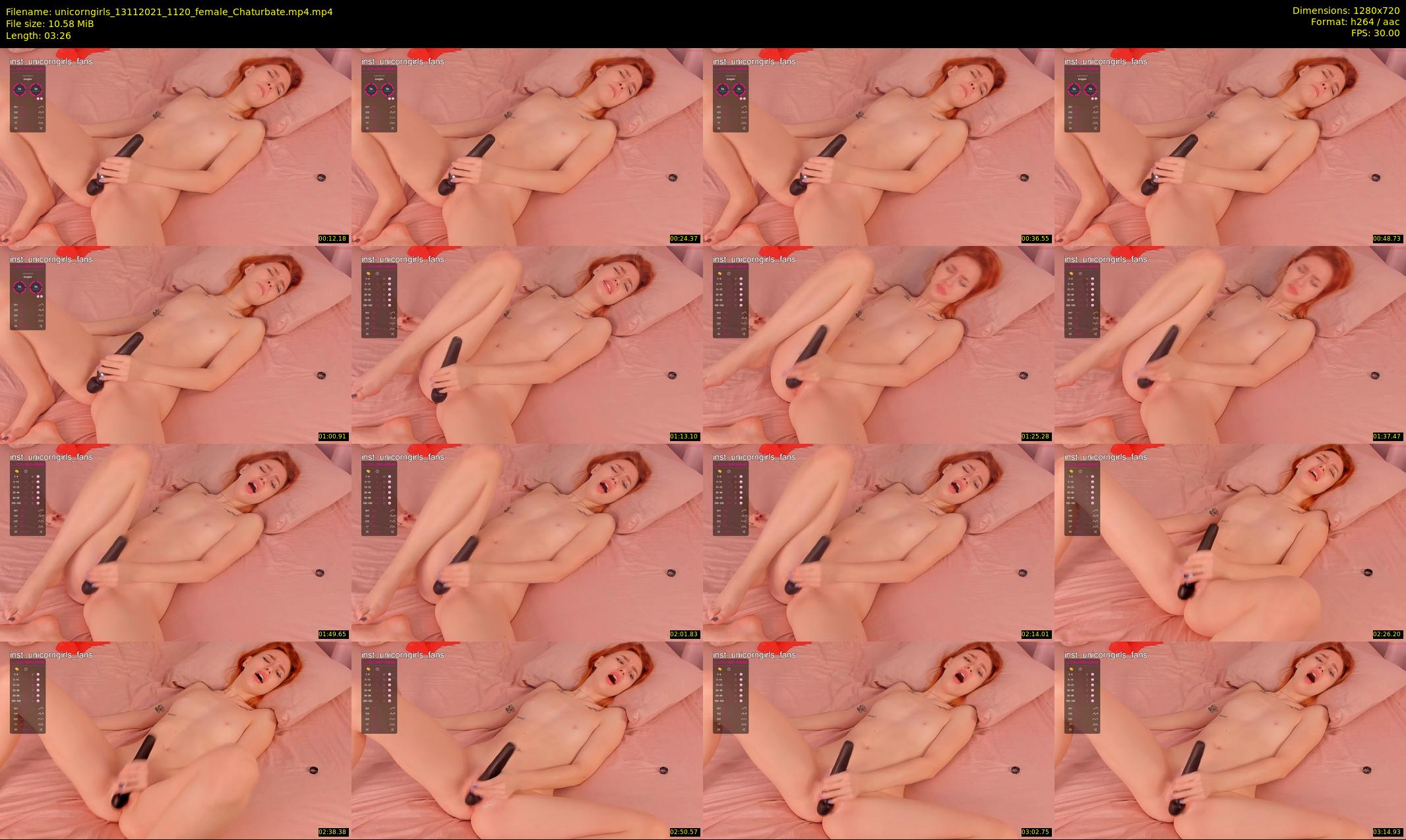 unicorngirls — 4 minute Chaturbate couple cam show recording, 720p, Nov 13, 2021