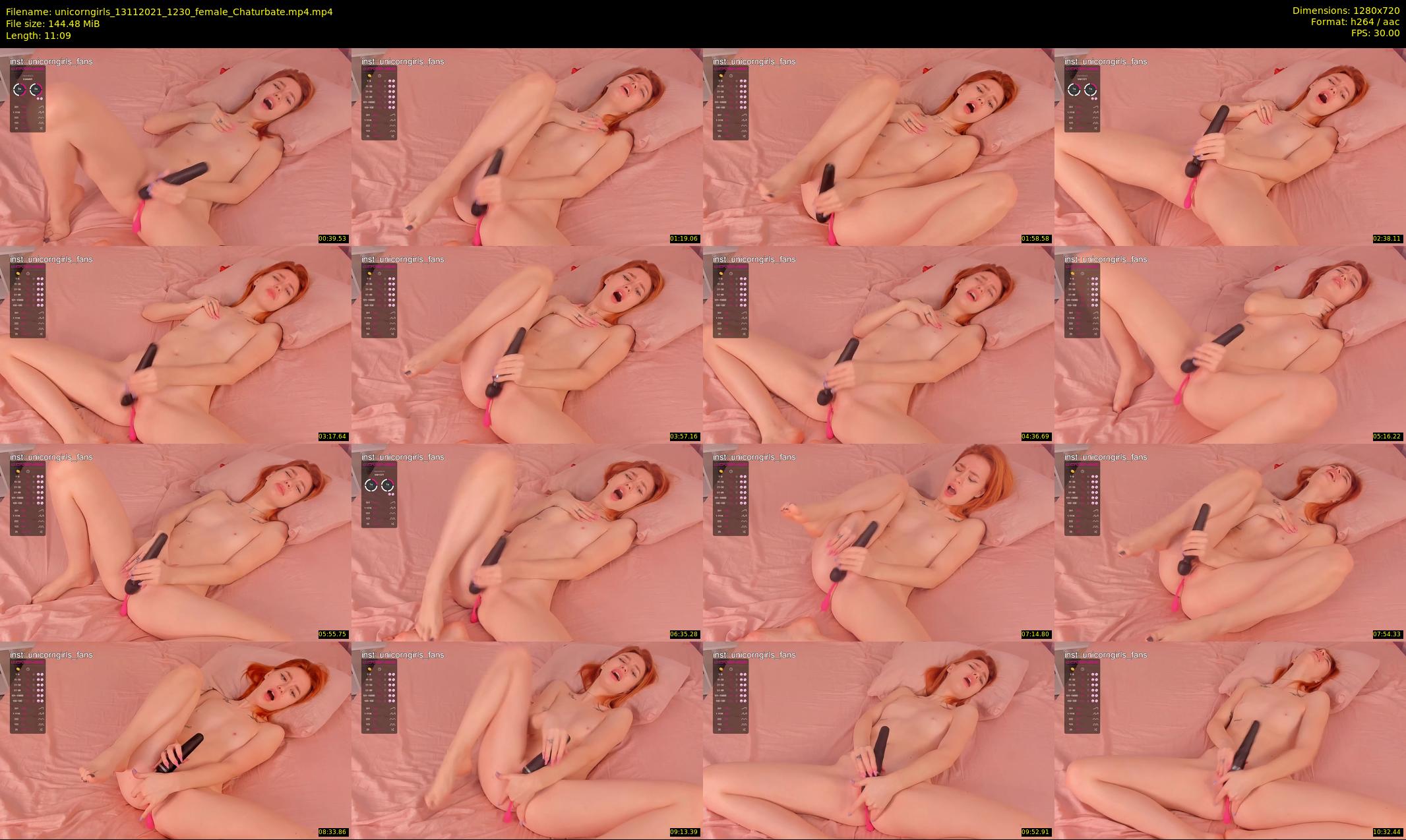 unicorngirls — 12 minute Chaturbate couple cam show recording, 720p, Nov 13, 2021