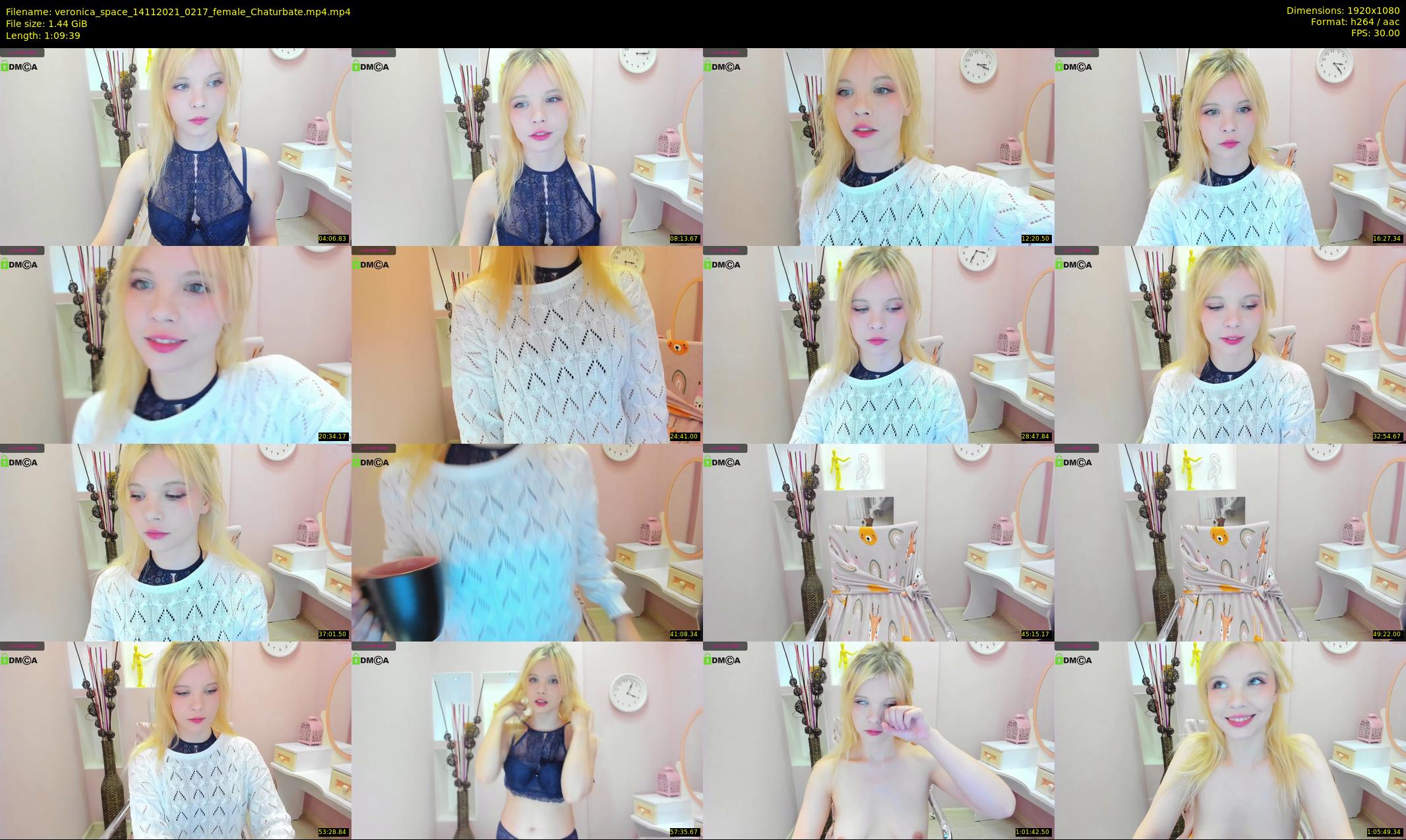 veronica_space — 70 minute Chaturbate female cam show recording, 1080p, Nov 14, 2021