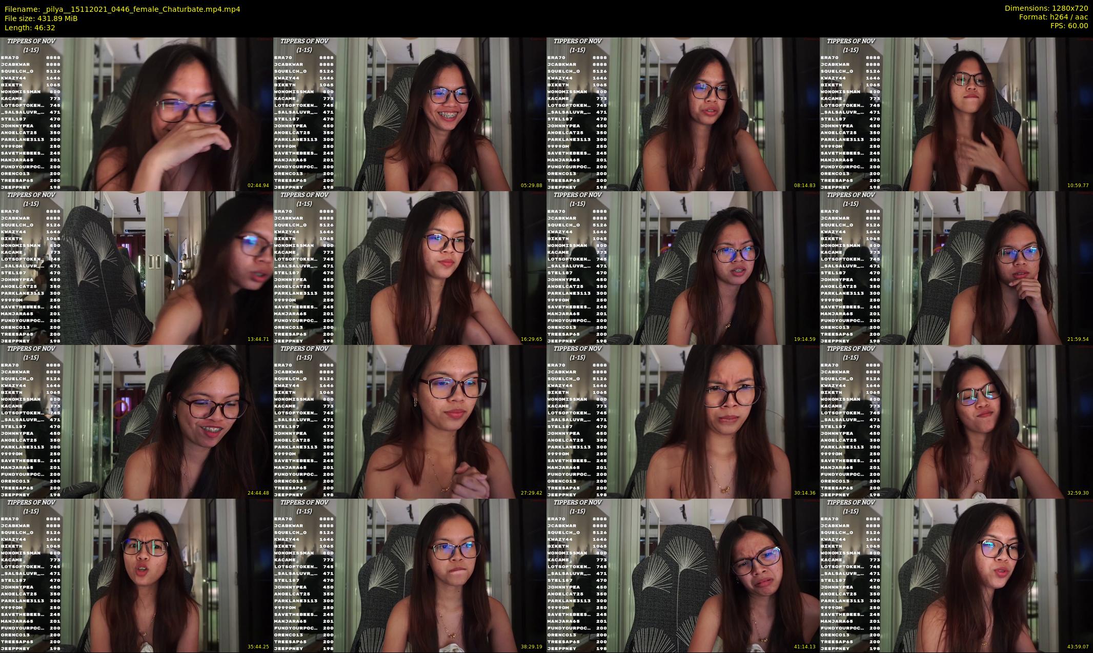 _pilya_ — 47 minute Chaturbate female cam show recording, 720p, Nov 15, 2021