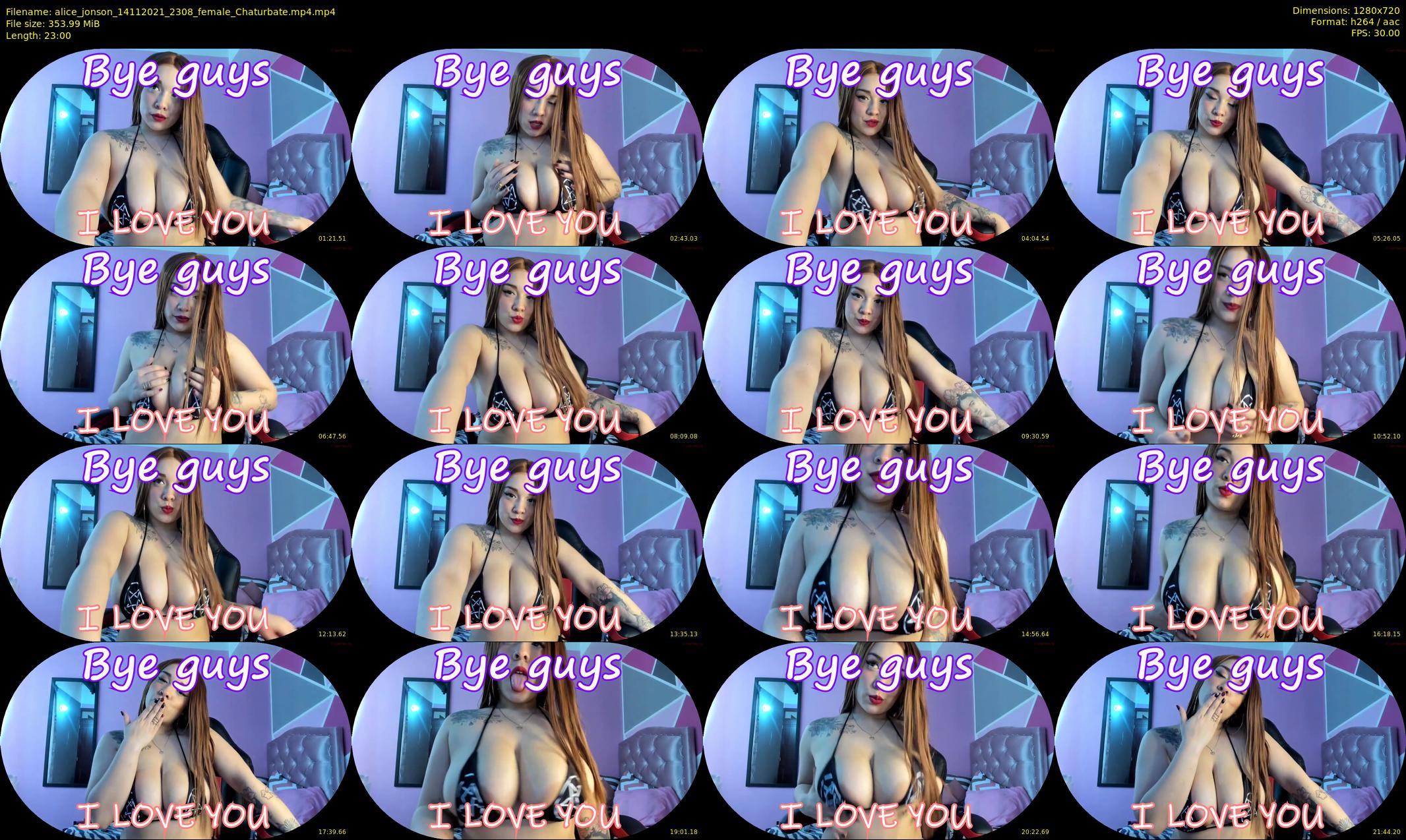alice_jonson — 23 minute Chaturbate female cam show recording, 720p, Nov 14, 2021