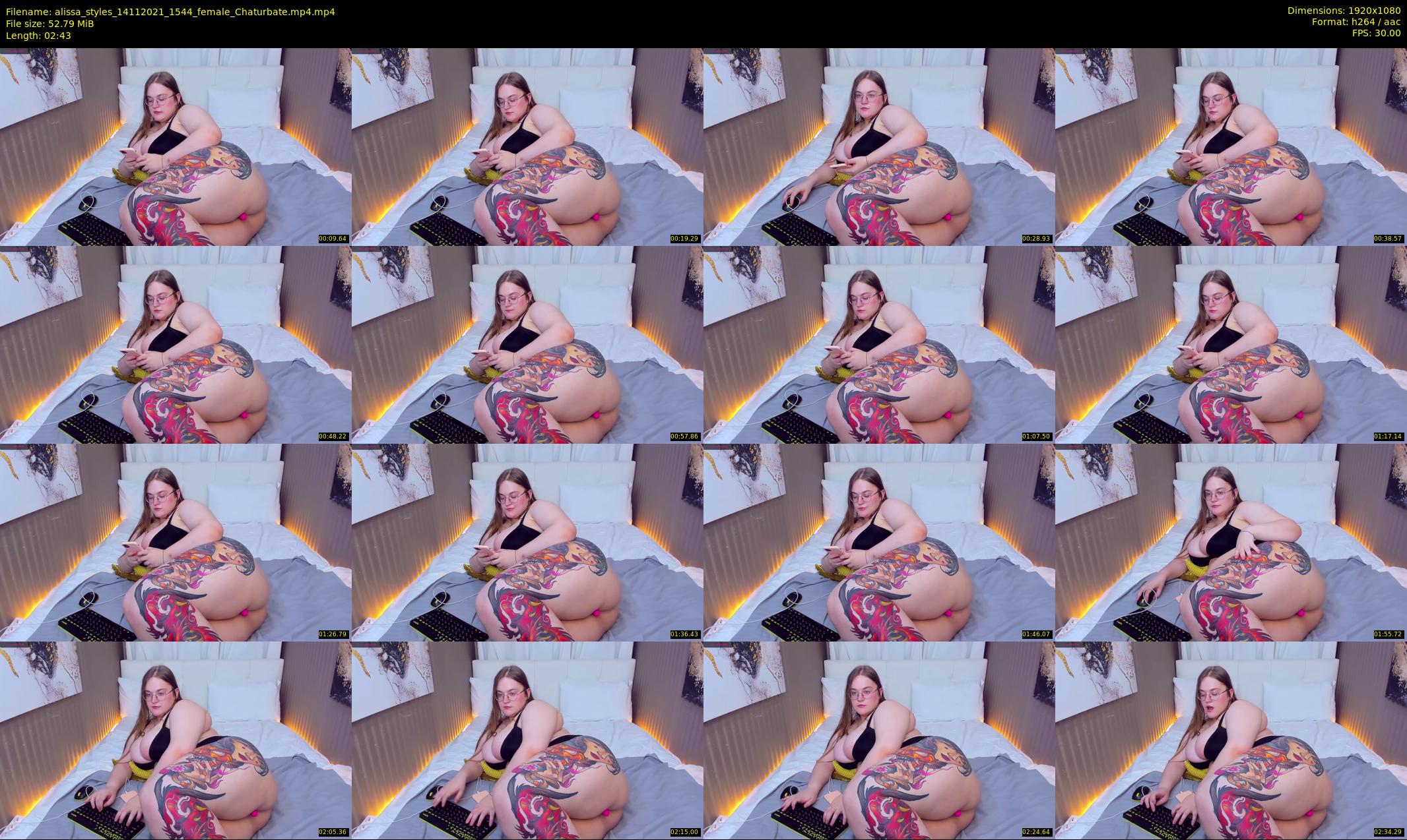 alissa_styles — 3 minute Chaturbate female cam show recording, 1080p, Nov 14, 2021