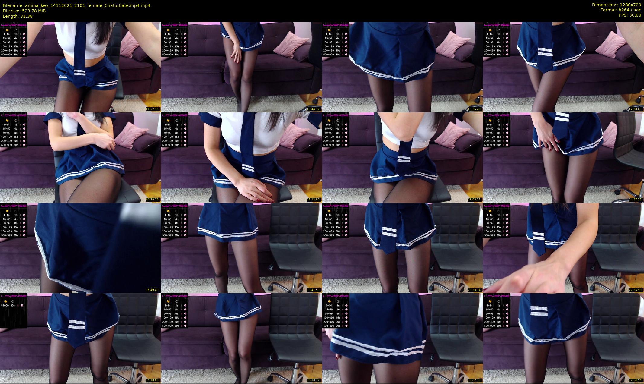amina_key — 32 minute Chaturbate female cam show recording, 720p, Nov 14, 2021
