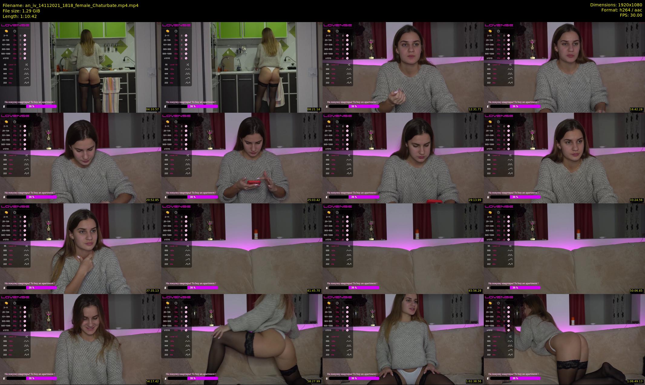 an_iv — 71 minute Chaturbate female cam show recording, 1080p, Nov 14, 2021