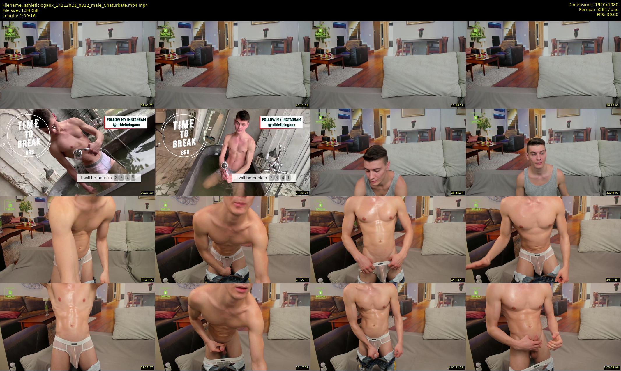 athleticloganx — 70 minute Chaturbate male cam show recording, 1080p, Nov 14, 2021