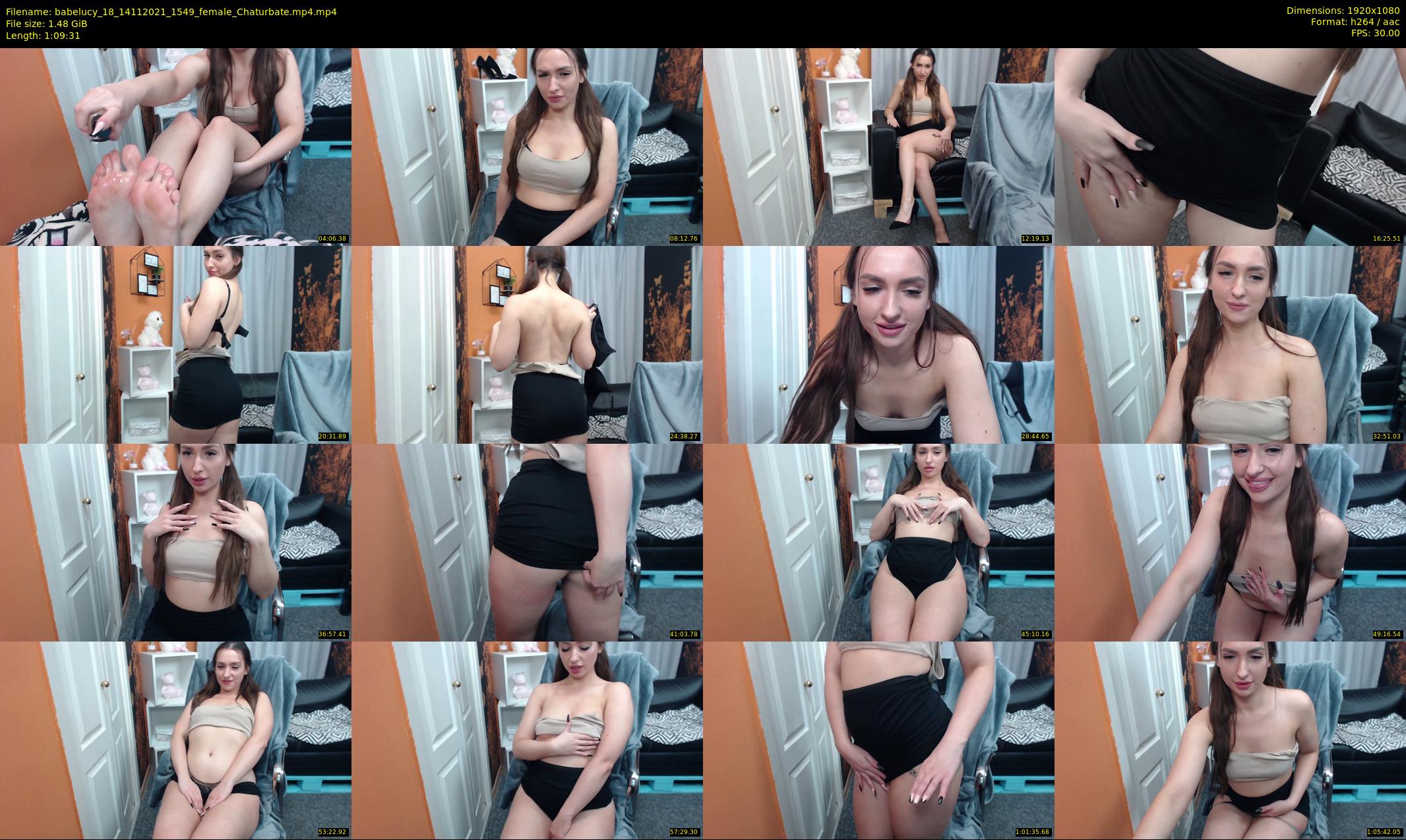 babelucy_18 — 70 minute Chaturbate female cam show recording, 1080p, Nov 14, 2021