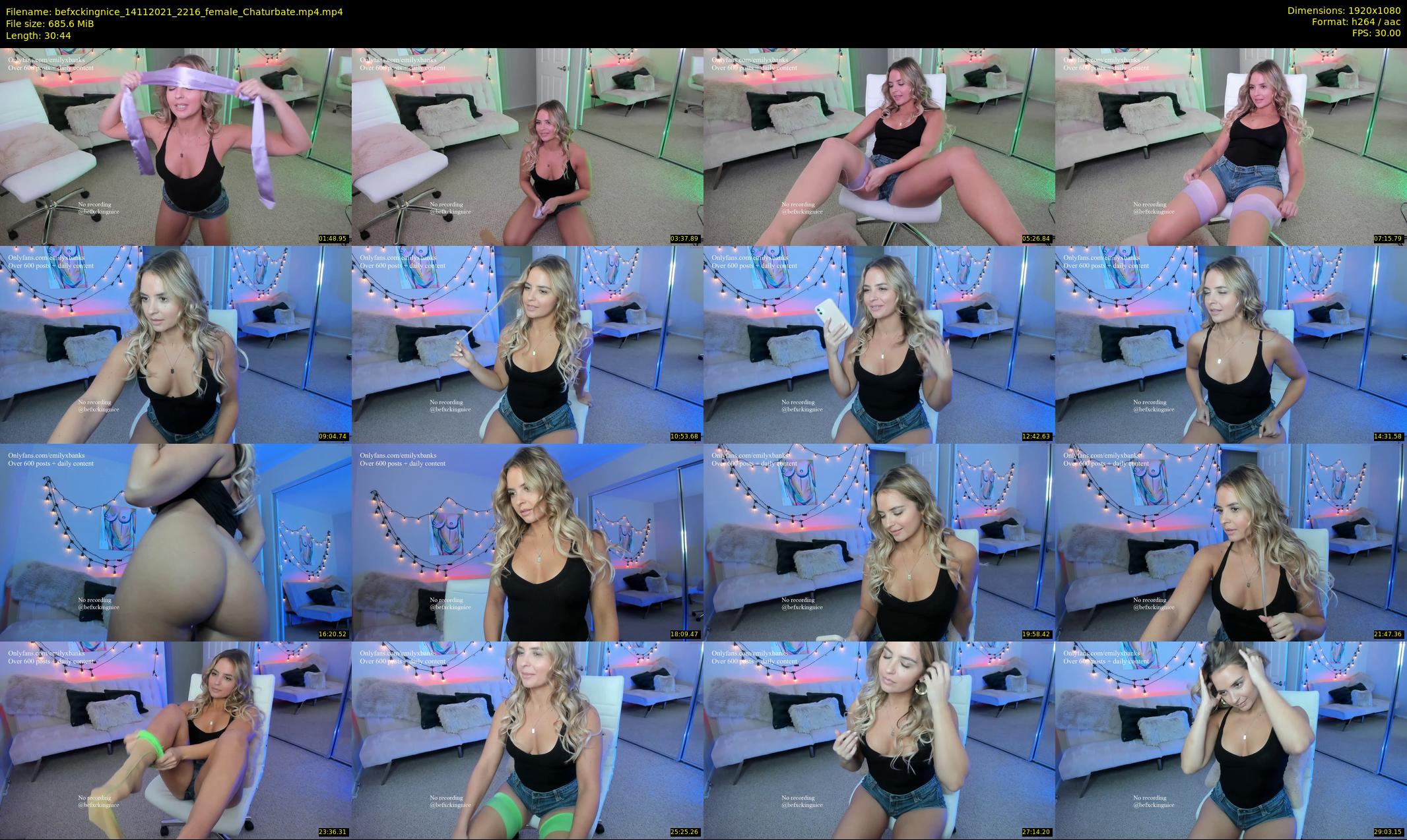 befxckingnice — 31 minute Chaturbate female cam show recording, 1080p, Nov 14, 2021
