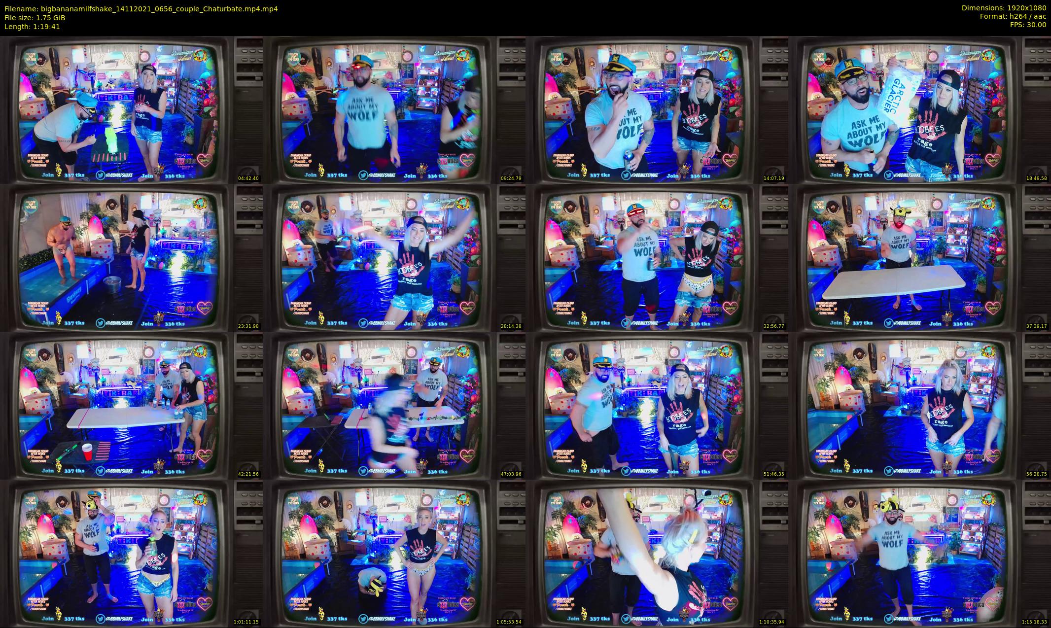 bigbananamilfshake — 80 minute Chaturbate couple cam show recording, 1080p, Nov 14, 2021