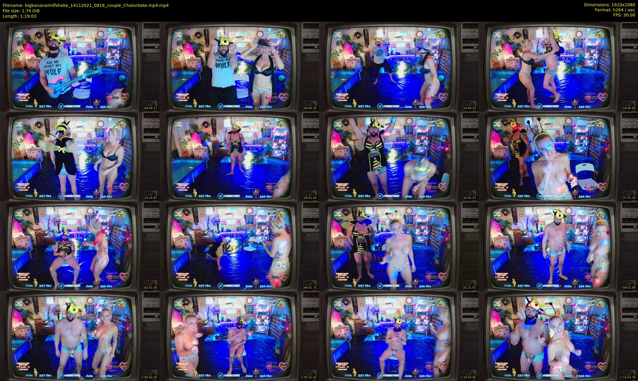 bigbananamilfshake — 80 minute Chaturbate couple cam show recording, 1080p, Nov 14, 2021