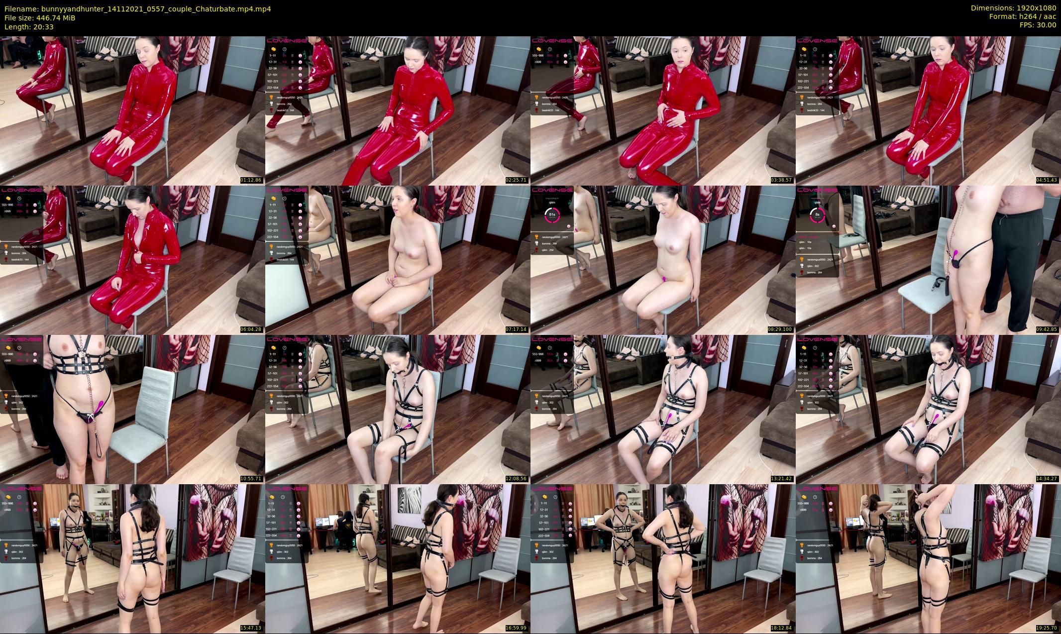 bunnyyandhunter — 21 minute Chaturbate couple cam show recording, 1080p, Nov 14, 2021