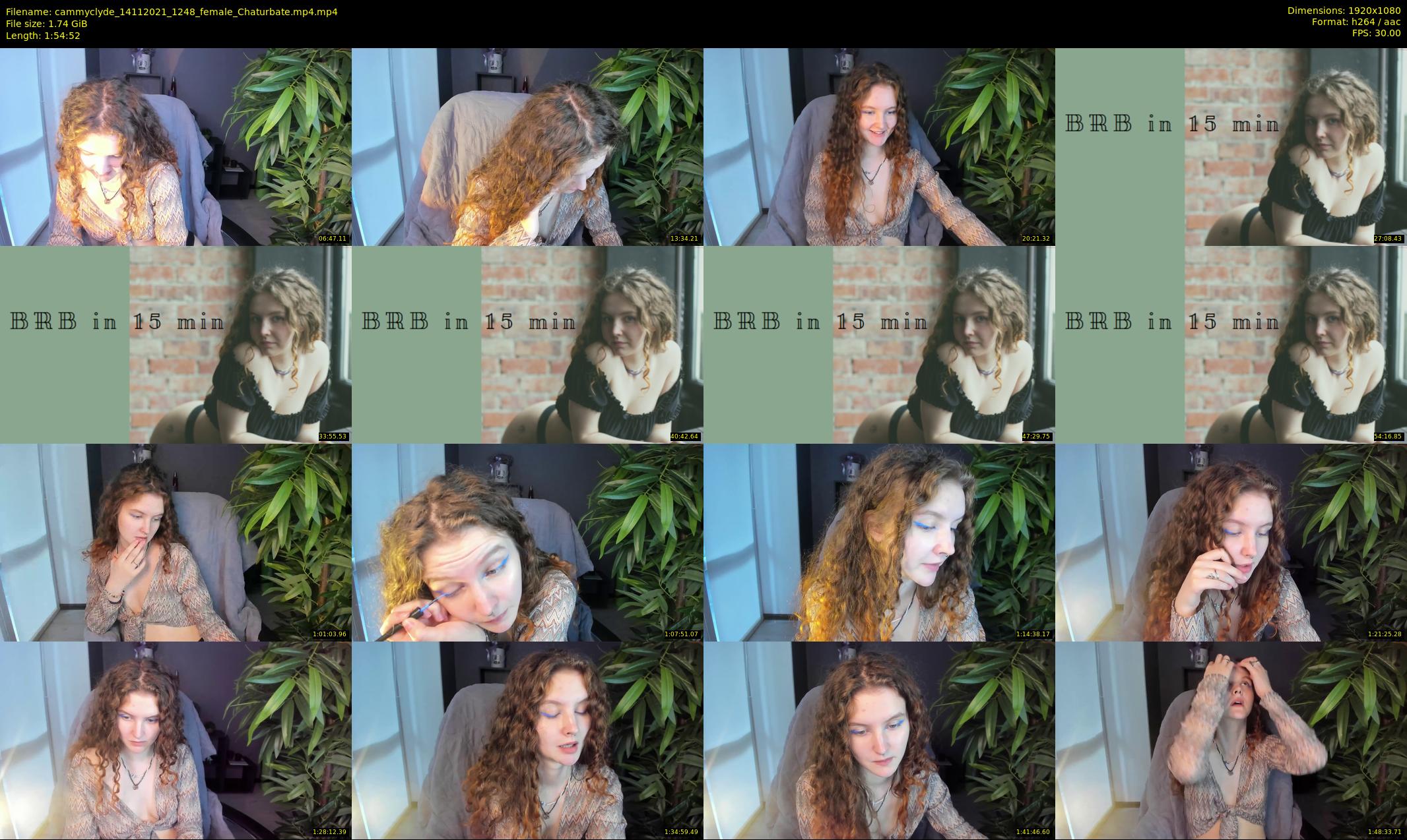 cammyclyde — 115 minute Chaturbate female cam show recording, 1080p, Nov 14, 2021
