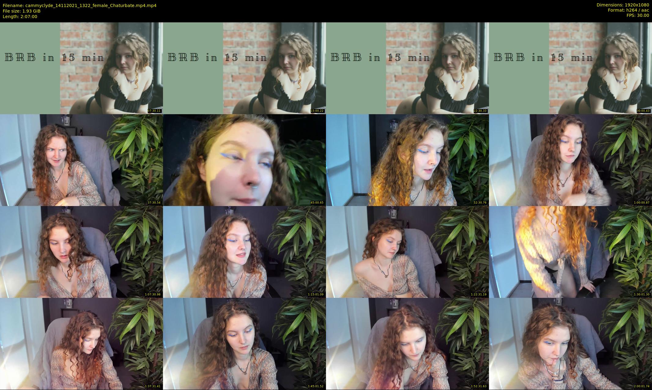 cammyclyde — 127 minute Chaturbate female cam show recording, 1080p, Nov 14, 2021