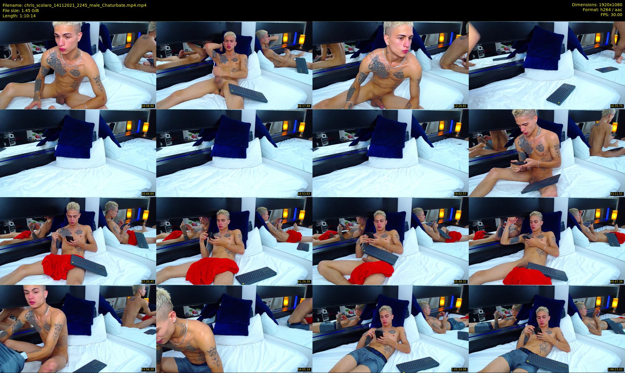 chris_scolaro — 71 minute Chaturbate male cam show recording, 1080p, Nov 14, 2021