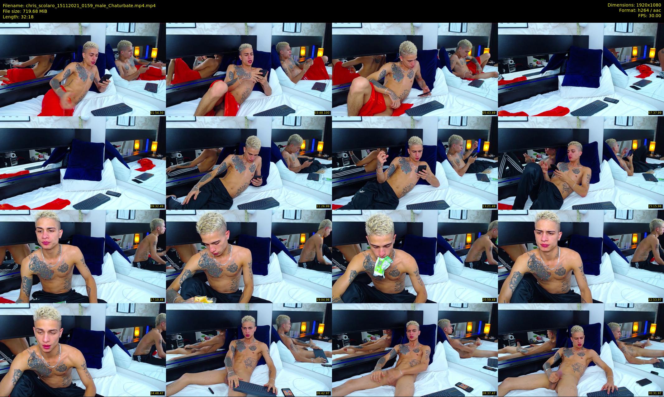 chris_scolaro — 33 minute Chaturbate male cam show recording, 1080p, Nov 15, 2021