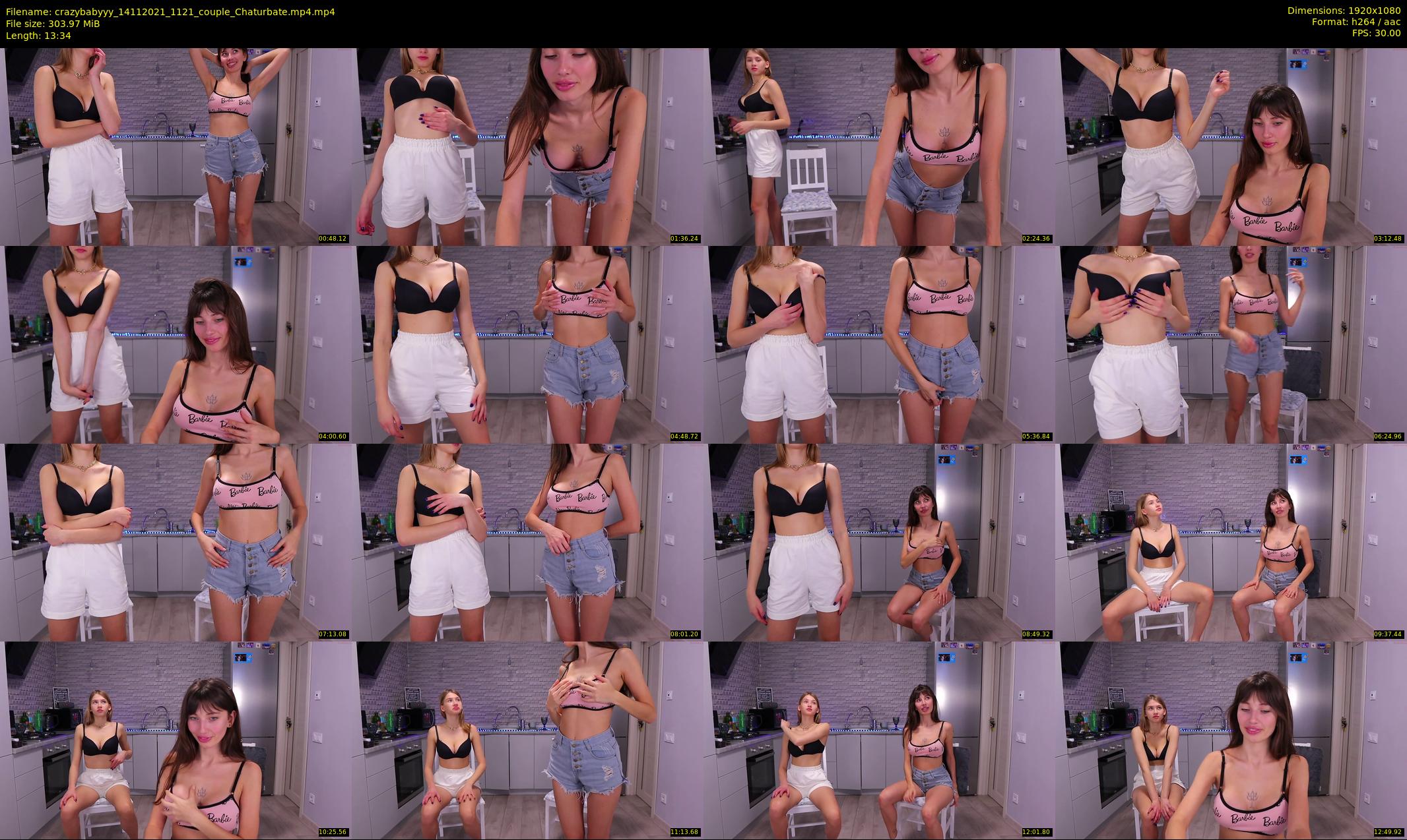 crazybabyyy — 14 minute Chaturbate couple cam show recording, 1080p, Nov 14, 2021