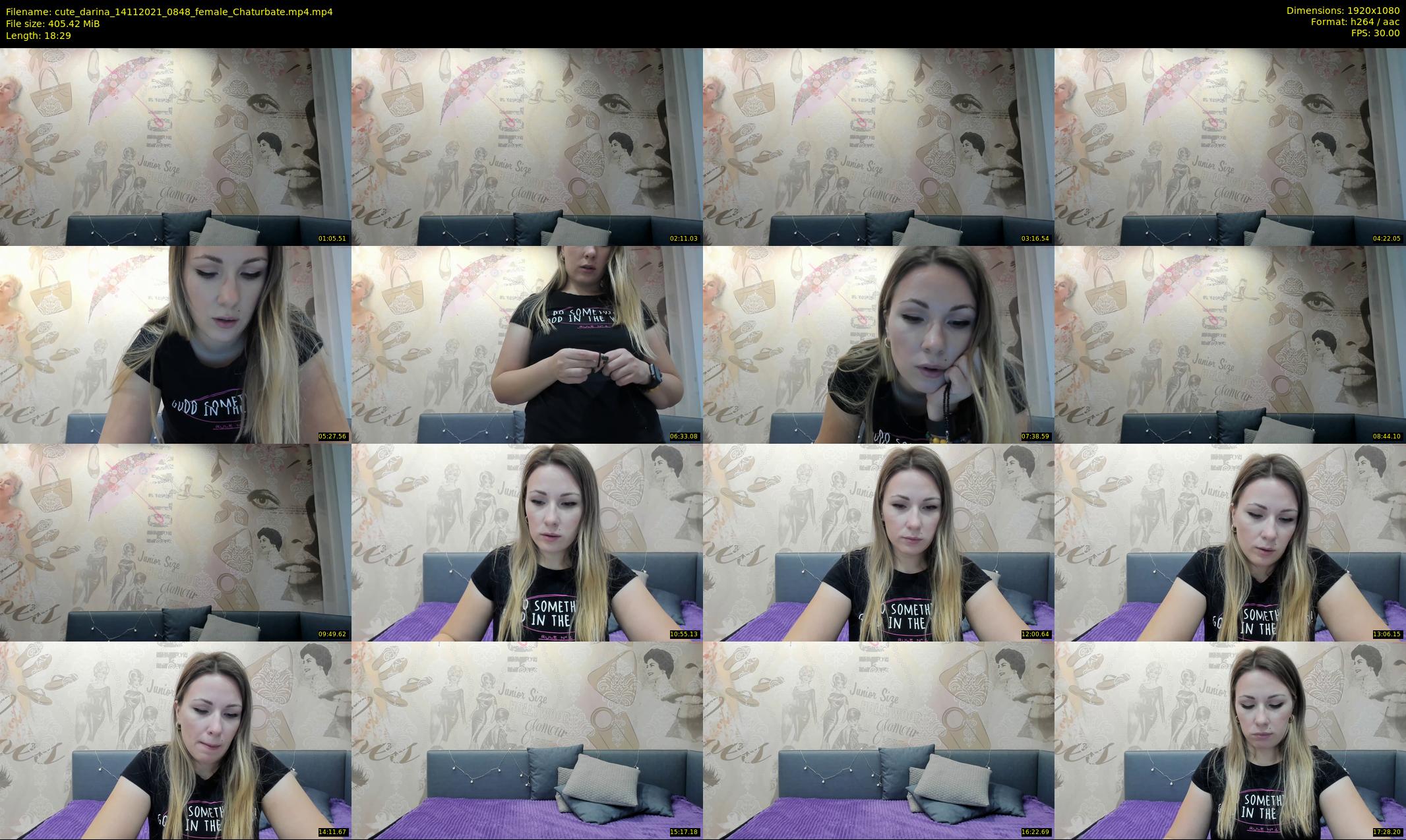 cute_darina — 19 minute Chaturbate female cam show recording, 1080p, Nov 14, 2021