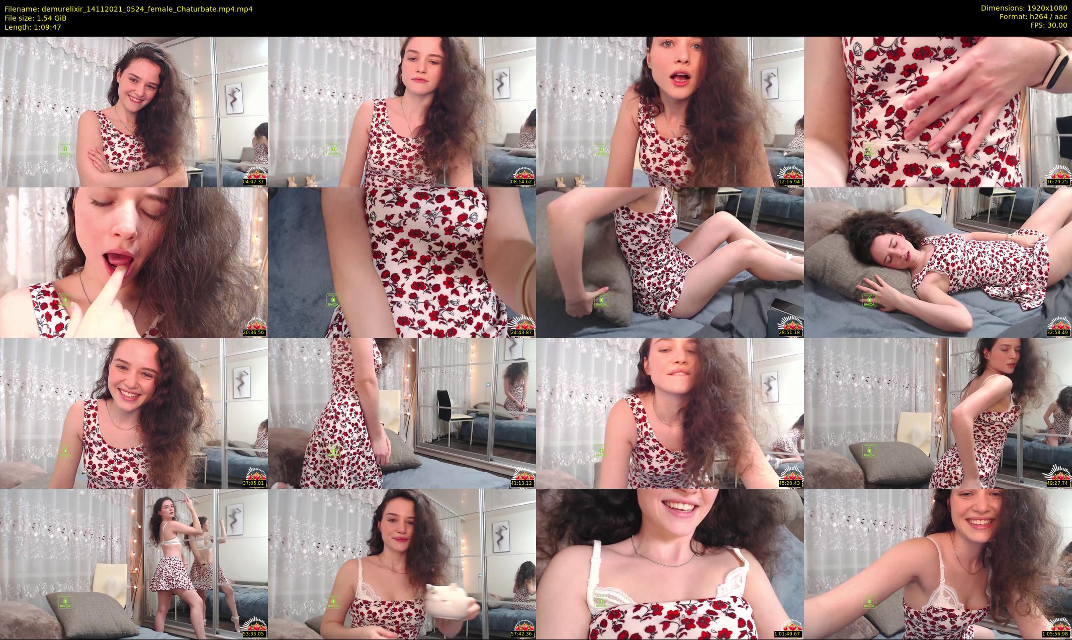 demurelixir — 70 minute Chaturbate female cam show recording, 1080p, Nov 14, 2021