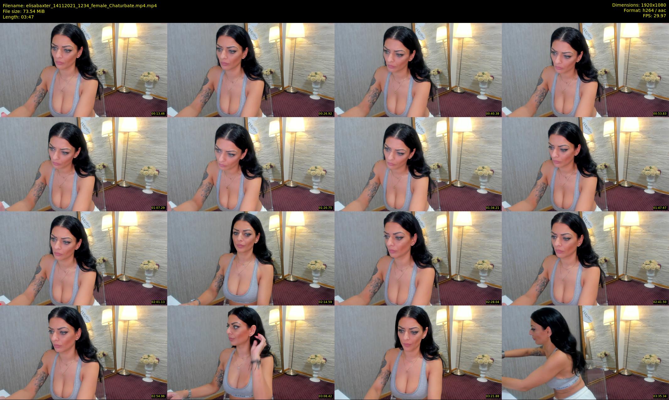 elisabaxter — 4 minute Chaturbate female cam show recording, 1080p, Nov 14, 2021