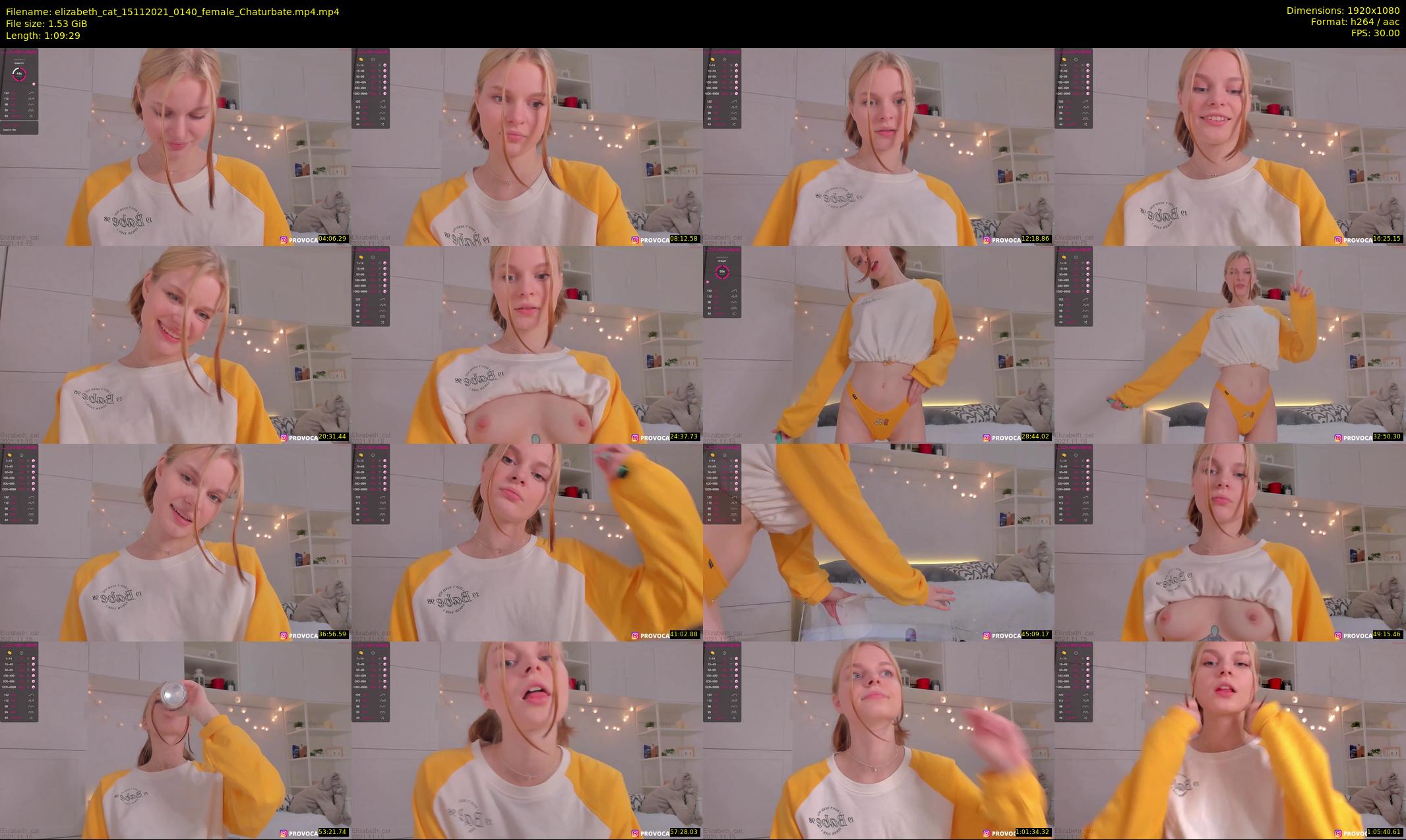 elizabeth_cat — 70 minute Chaturbate female cam show recording, 1080p, Nov 15, 2021